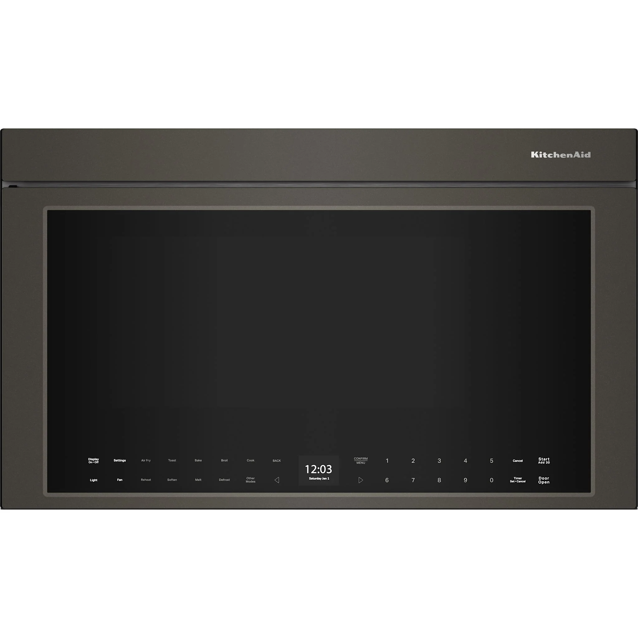 KitchenAid Multifunction Over-the-Range Microwave Oven with Flush Built-In Design - Black Ore (YKMMF530PBE) - Image 4
