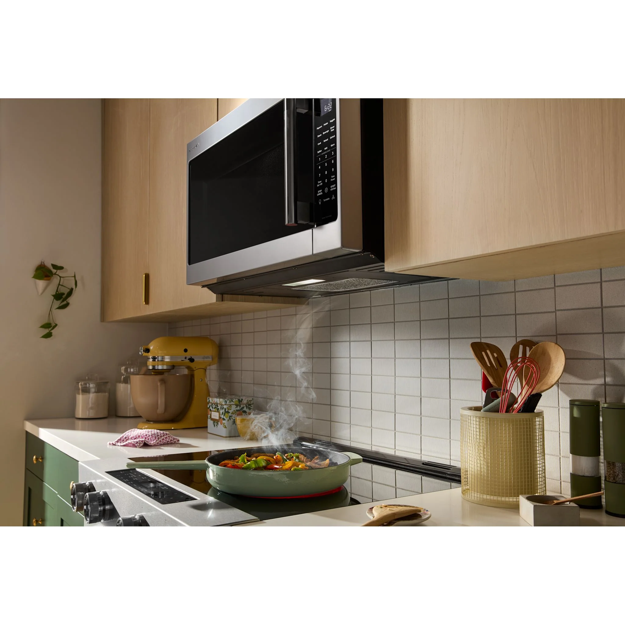 KitchenAid Multifunction Over-the-Range Microwave Oven with Infrared Sensor Modes - Juniper (YKMMF730PJP) - Image 2
