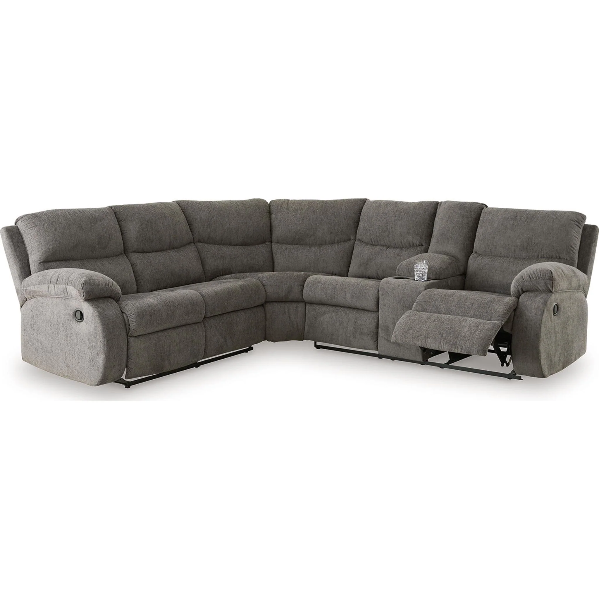Museum 2 Piece Reclining Sectional with Console - Image 12