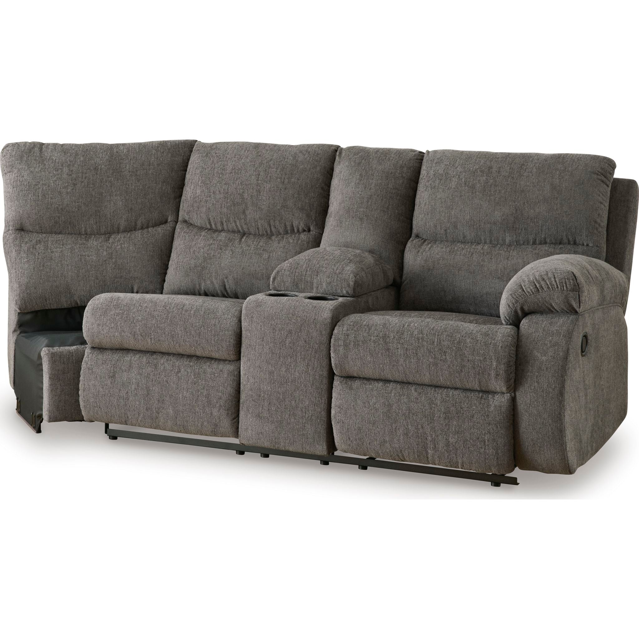 Museum 2 Piece Reclining Sectional with Console - Image 5
