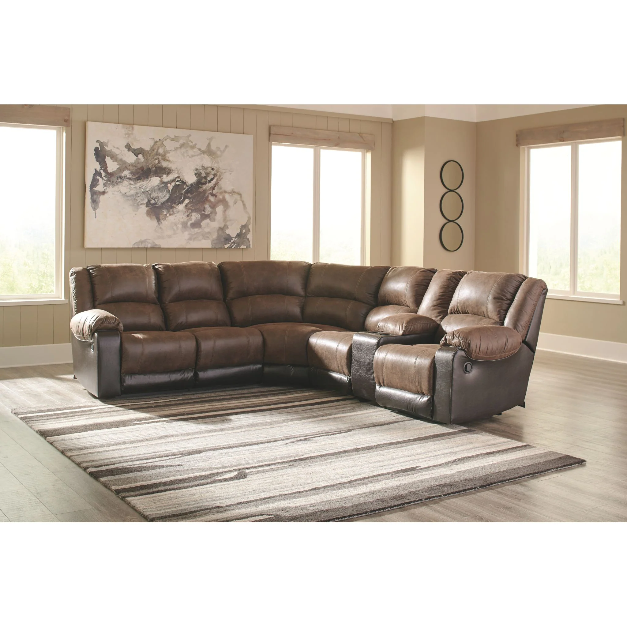 Nantahala 6 Piece Reclining Sectional - Image 2