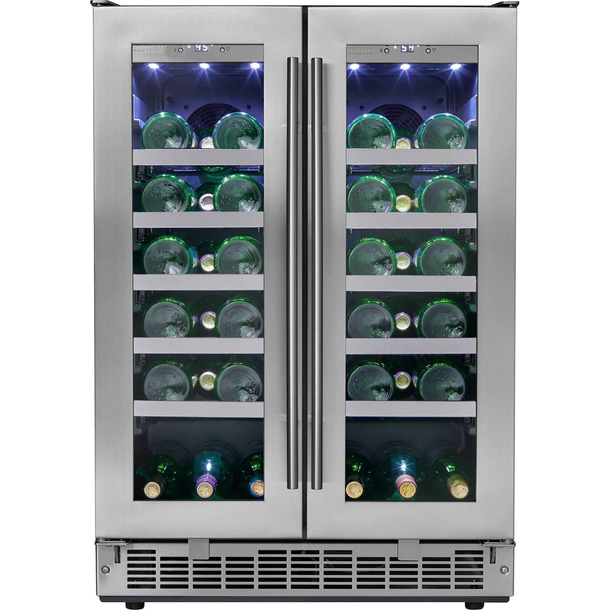 Napa – 24” French Door Wine Cooler -Stainless Steel (DWC047D1BSSPR) - Image 2