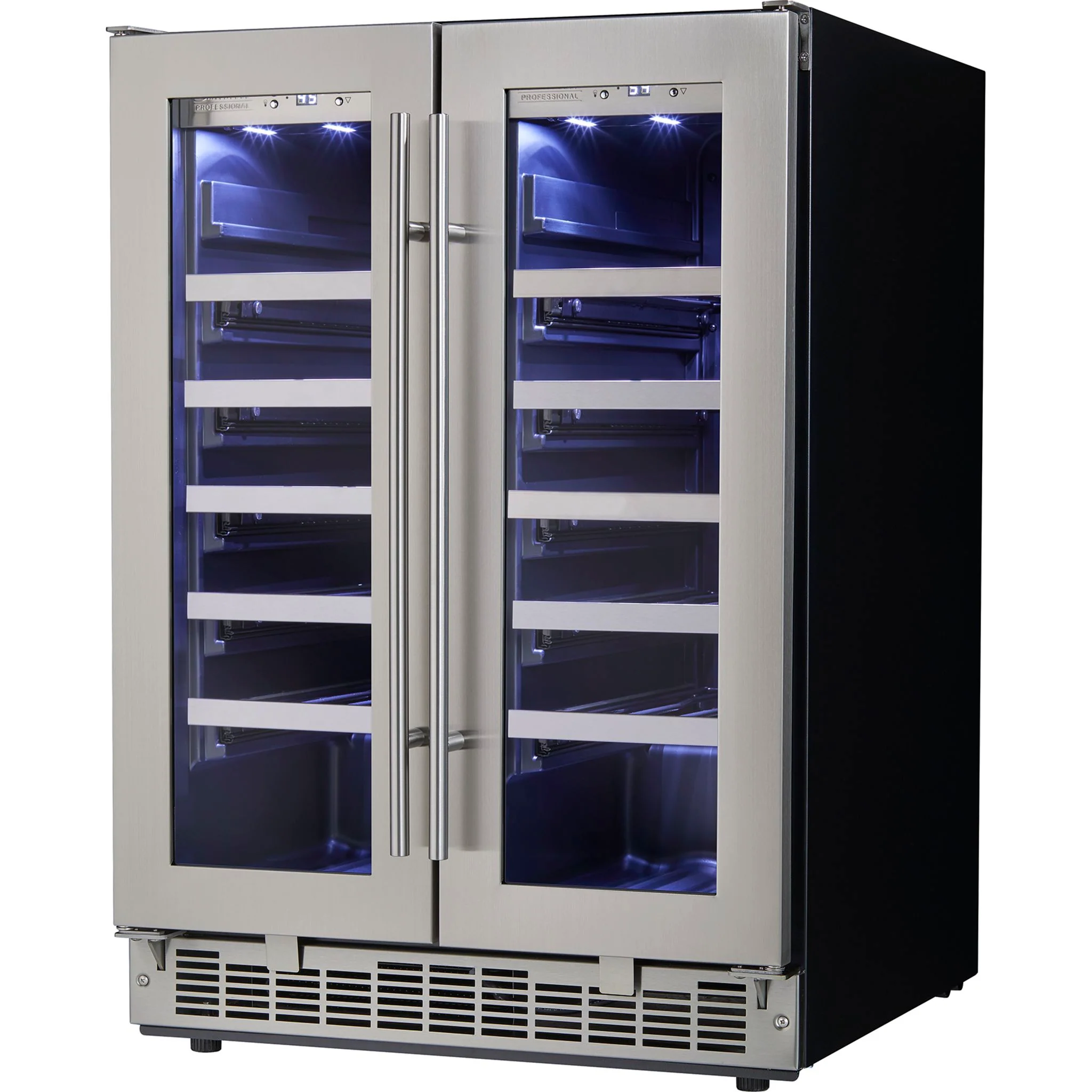 Napa – 24” French Door Wine Cooler -Stainless Steel (DWC047D1BSSPR) - Image 3