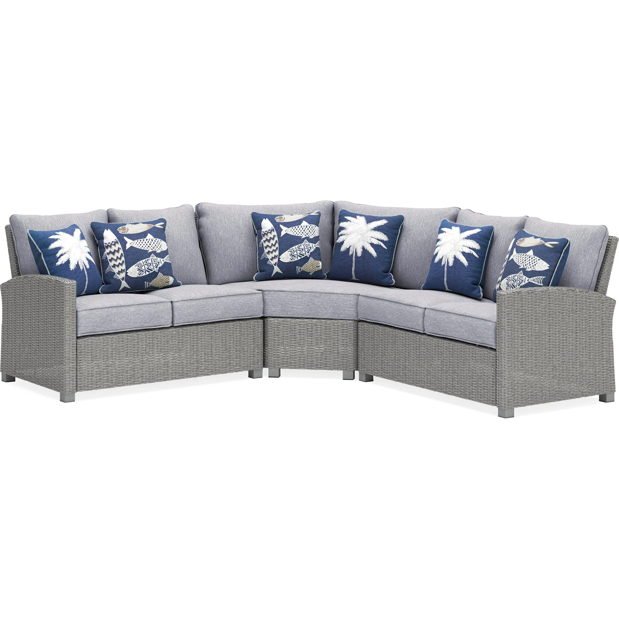 Naples Beach 3 Piece Outdoor Modular Seating - Image 11