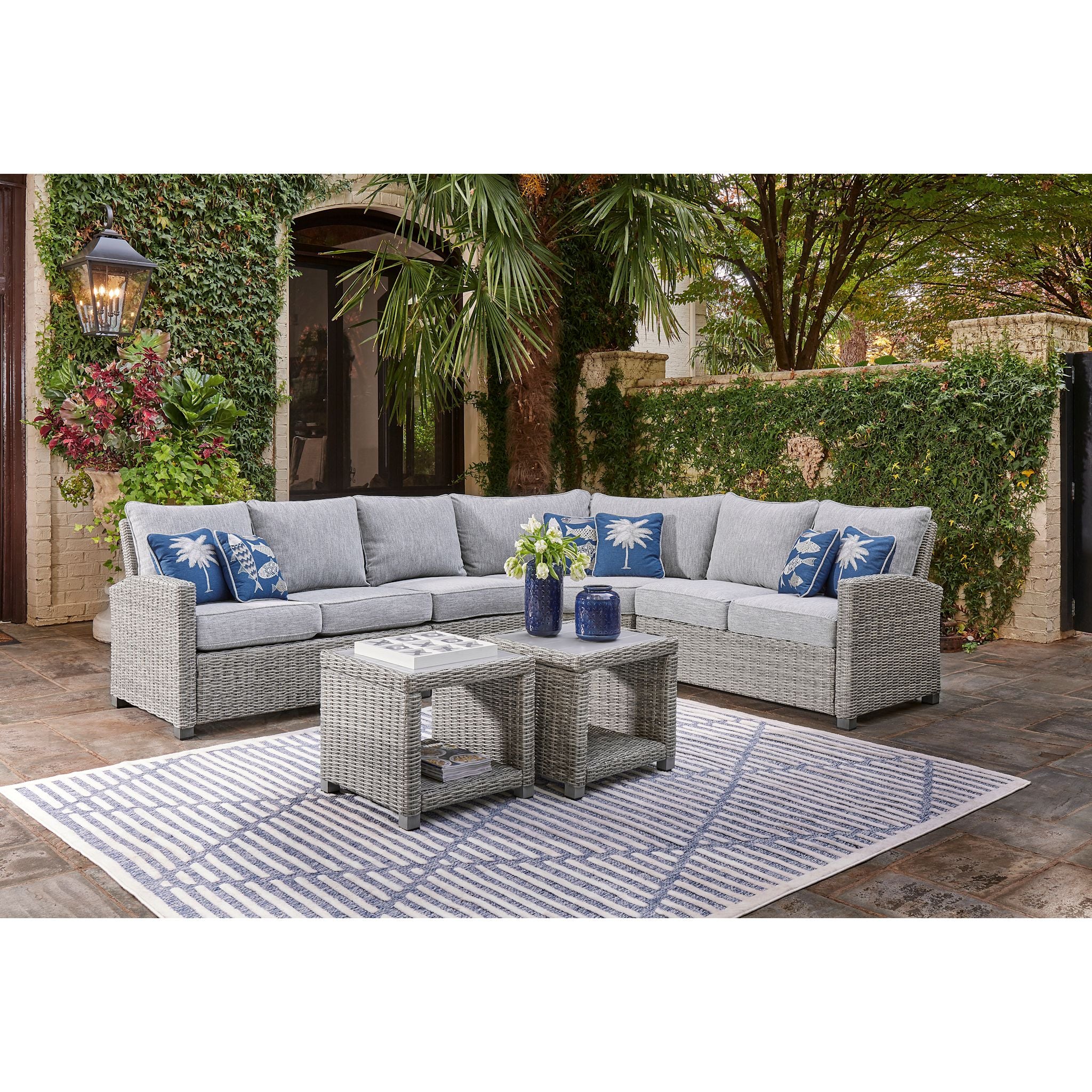 Naples Beach 4 Piece Outdoor Modular Seating - Image 4