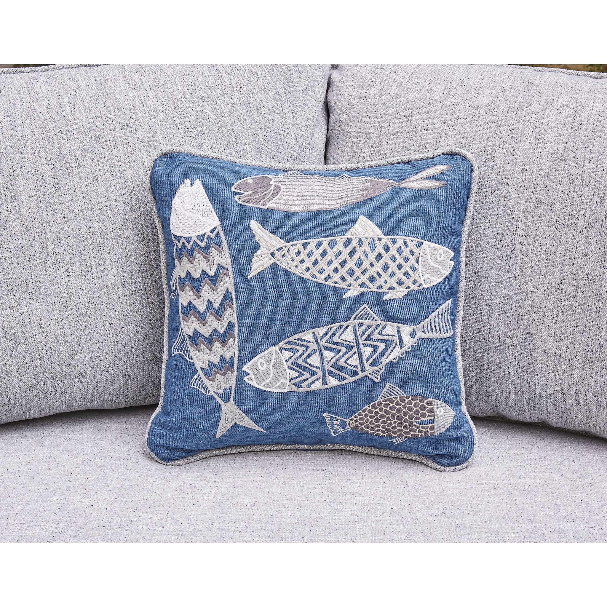 Naples Beach Outdoor Modular Corner Chair with Cushion - Image 3
