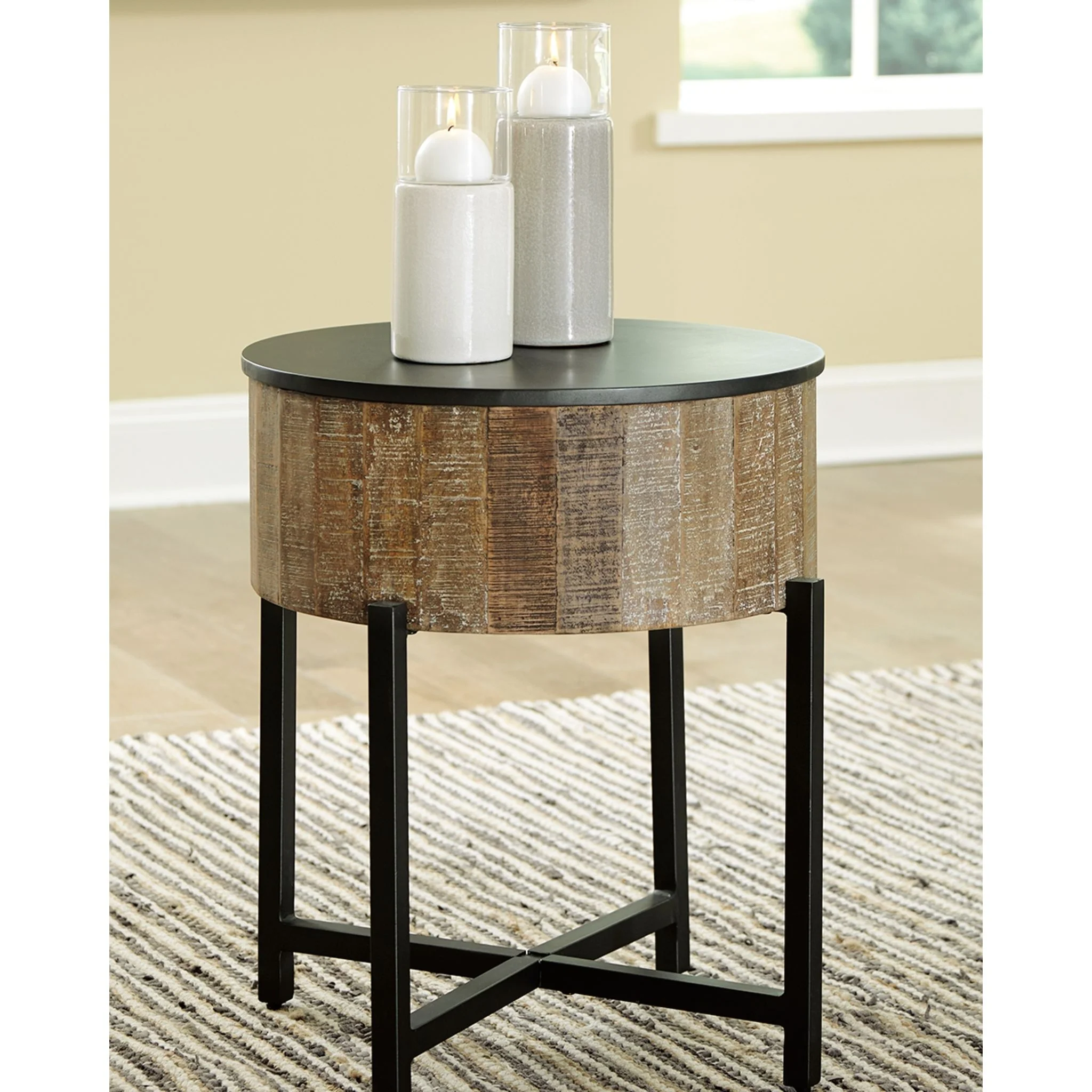 Nashbryn Round End Table - Image 2