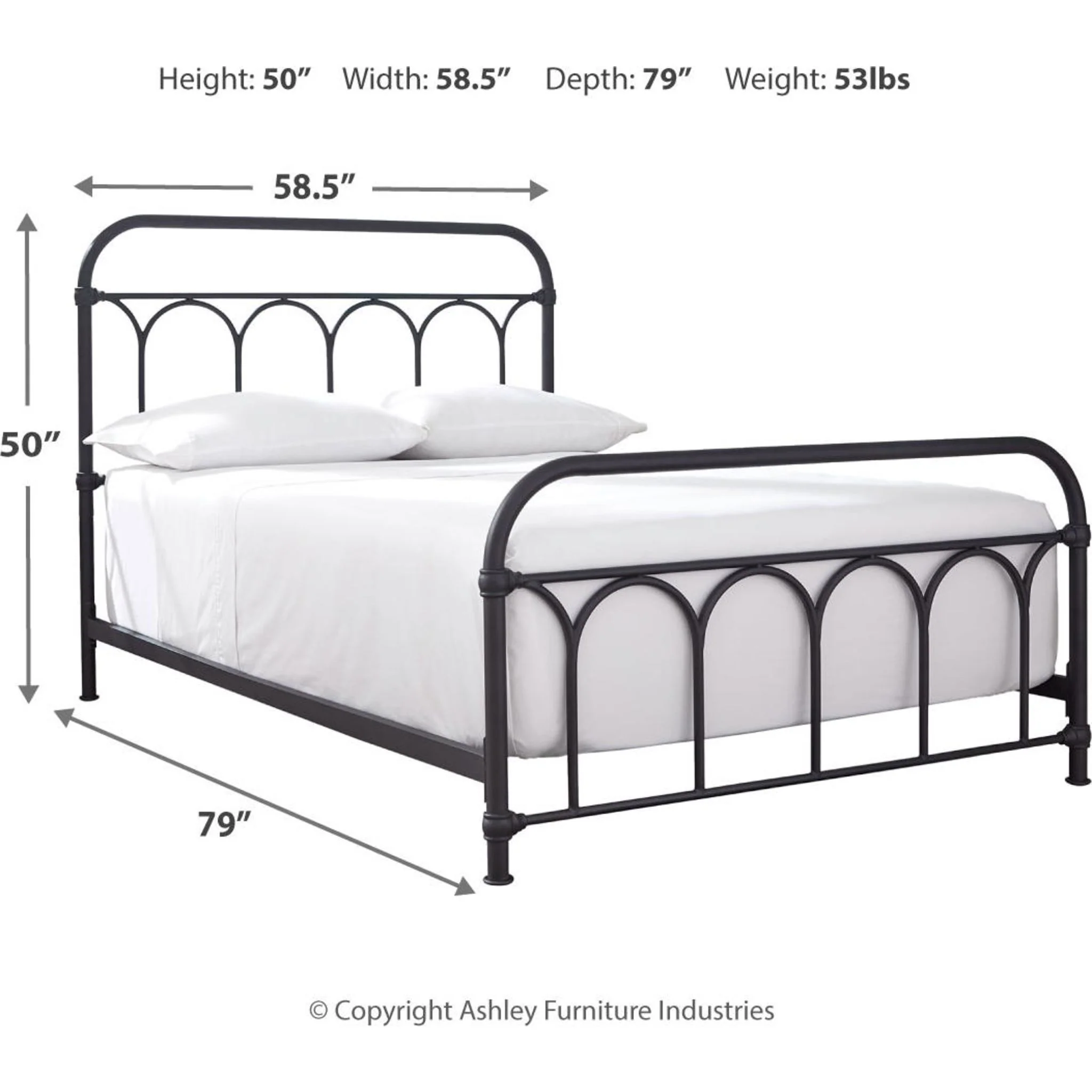 Nashburg Metal Bed - Image 23