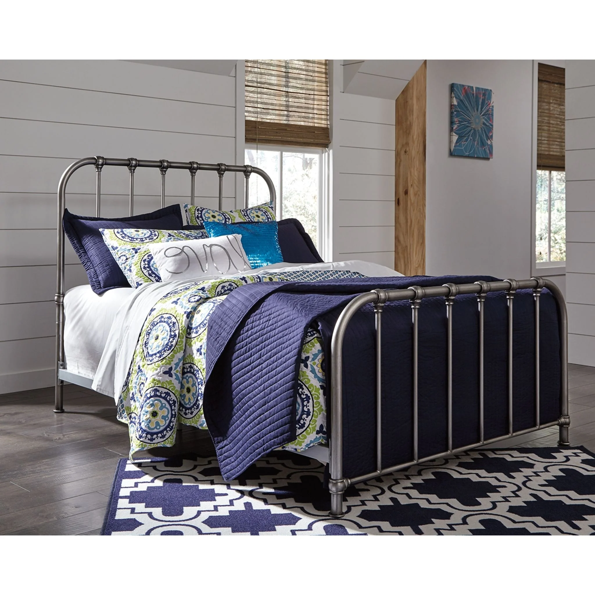Nashburg Twin Metal Bed - Image 2