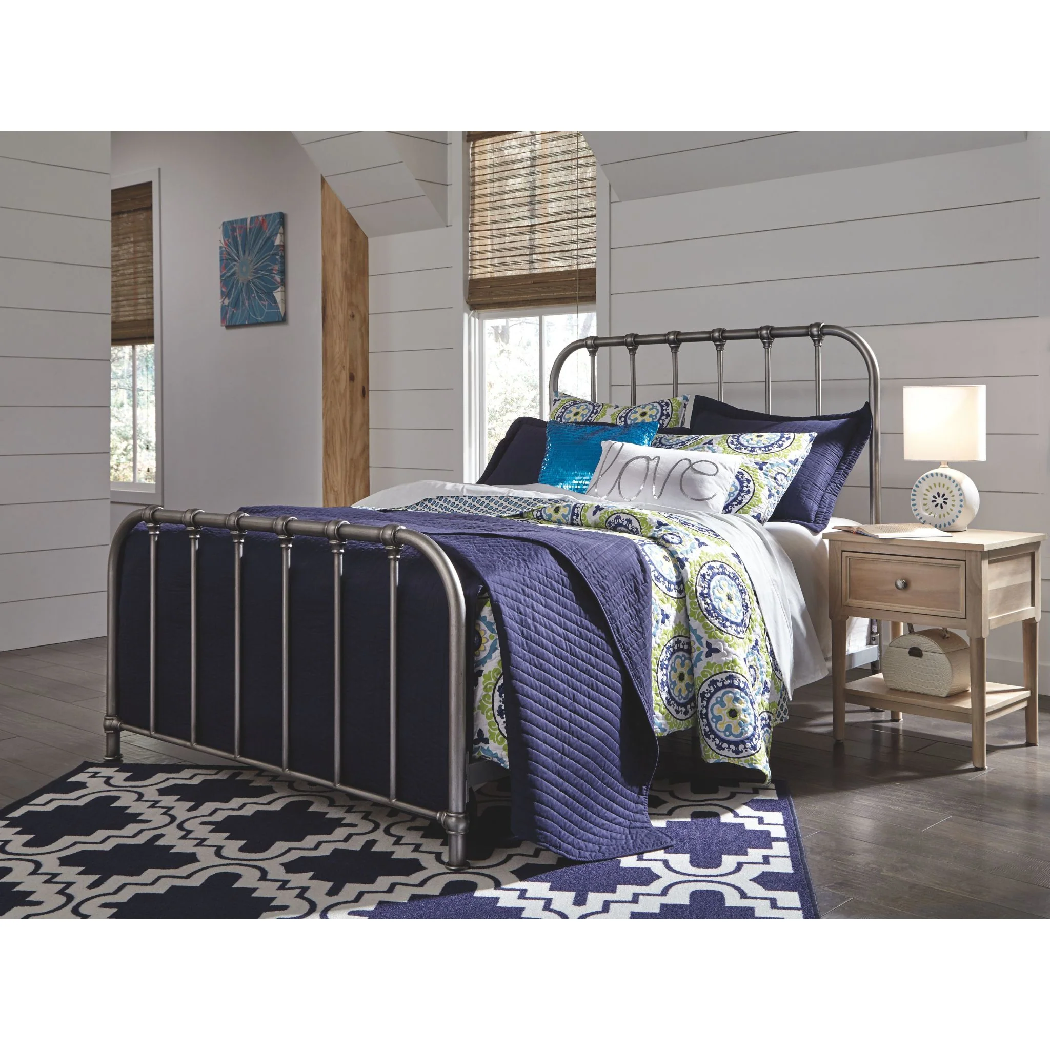 Nashburg Twin Metal Bed - Image 4