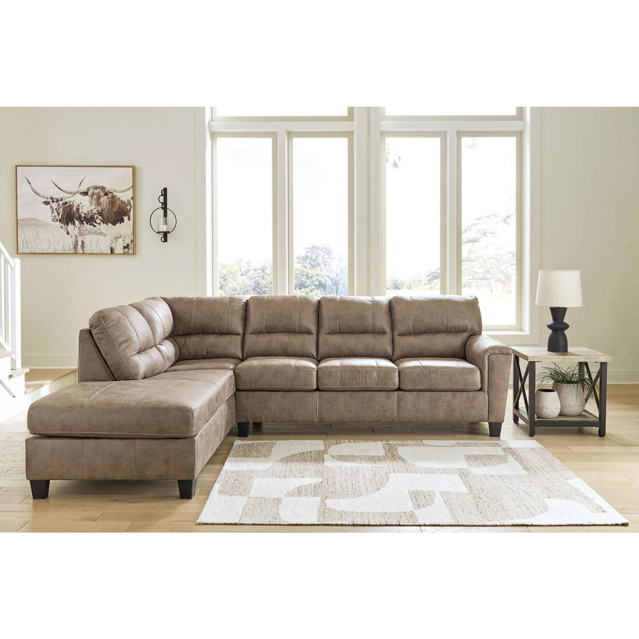 Navi 2 Piece Sectional with Chaise - Image 3