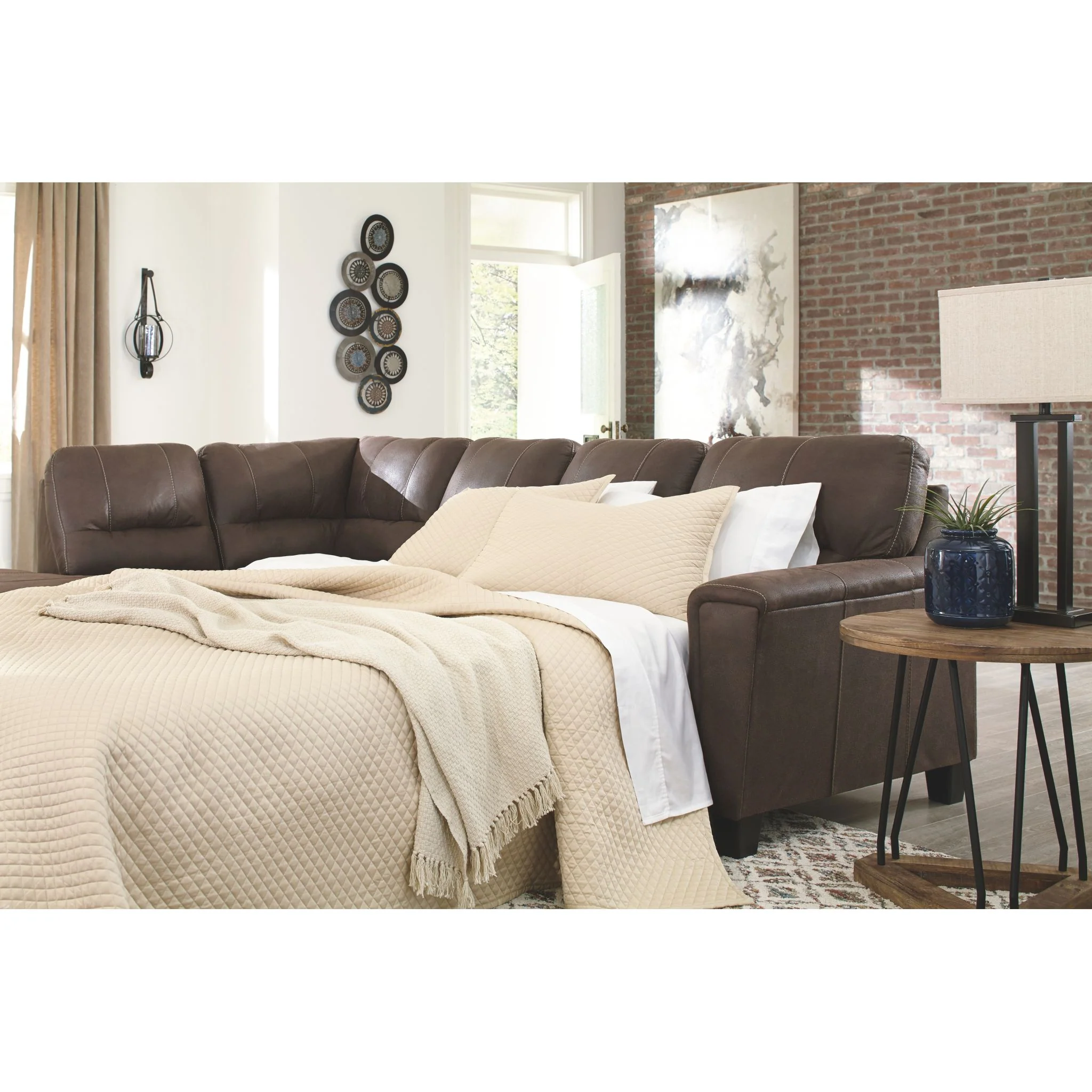 Navi 2 Piece Sleeper Sectional with Chaise - Image 2