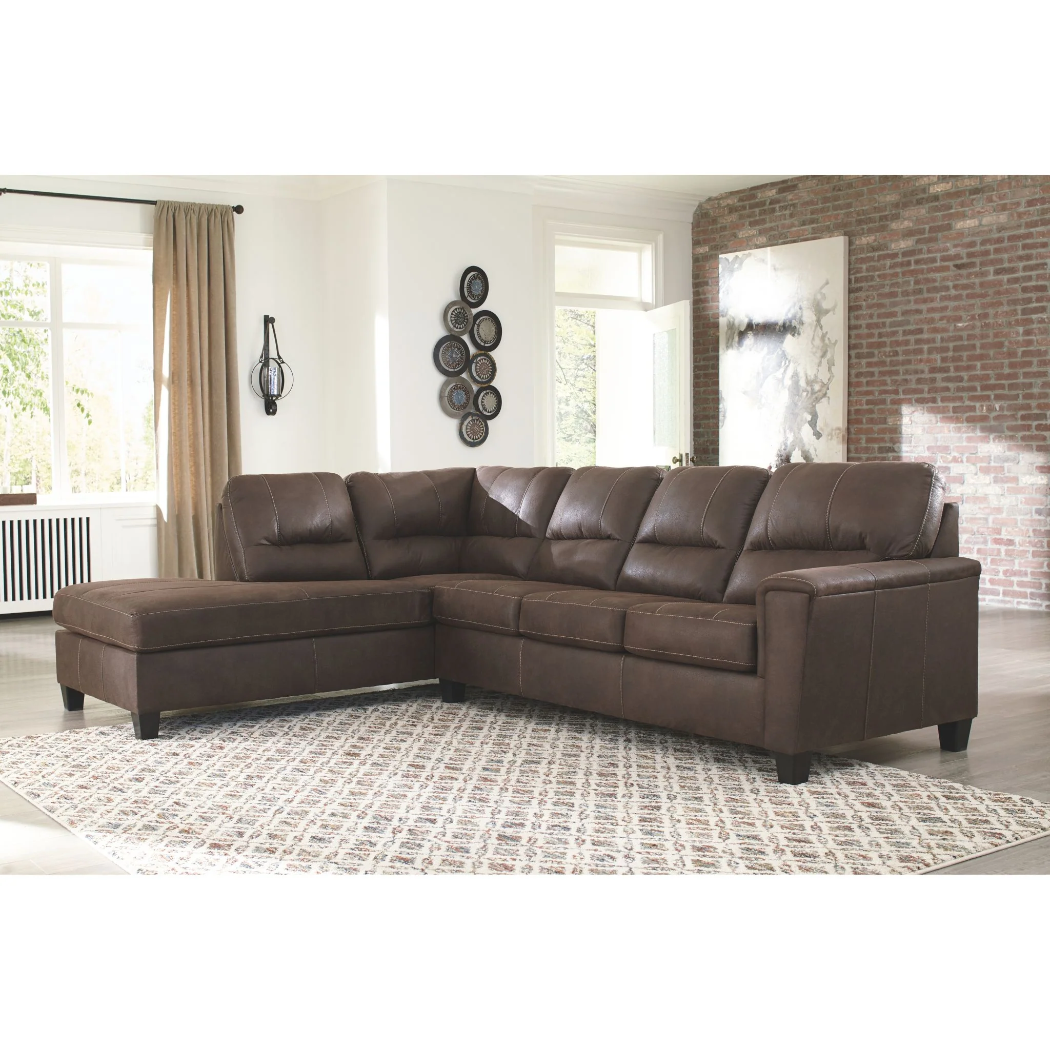 Navi 2 Piece Sleeper Sectional with Chaise - Image 3
