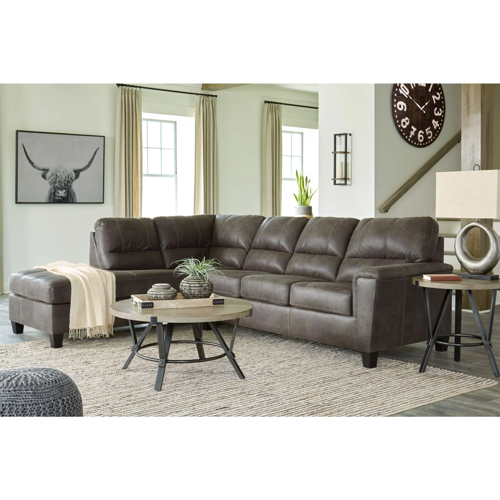 Navi 2 Piece Sleeper Sectional with Chaise - Image 3