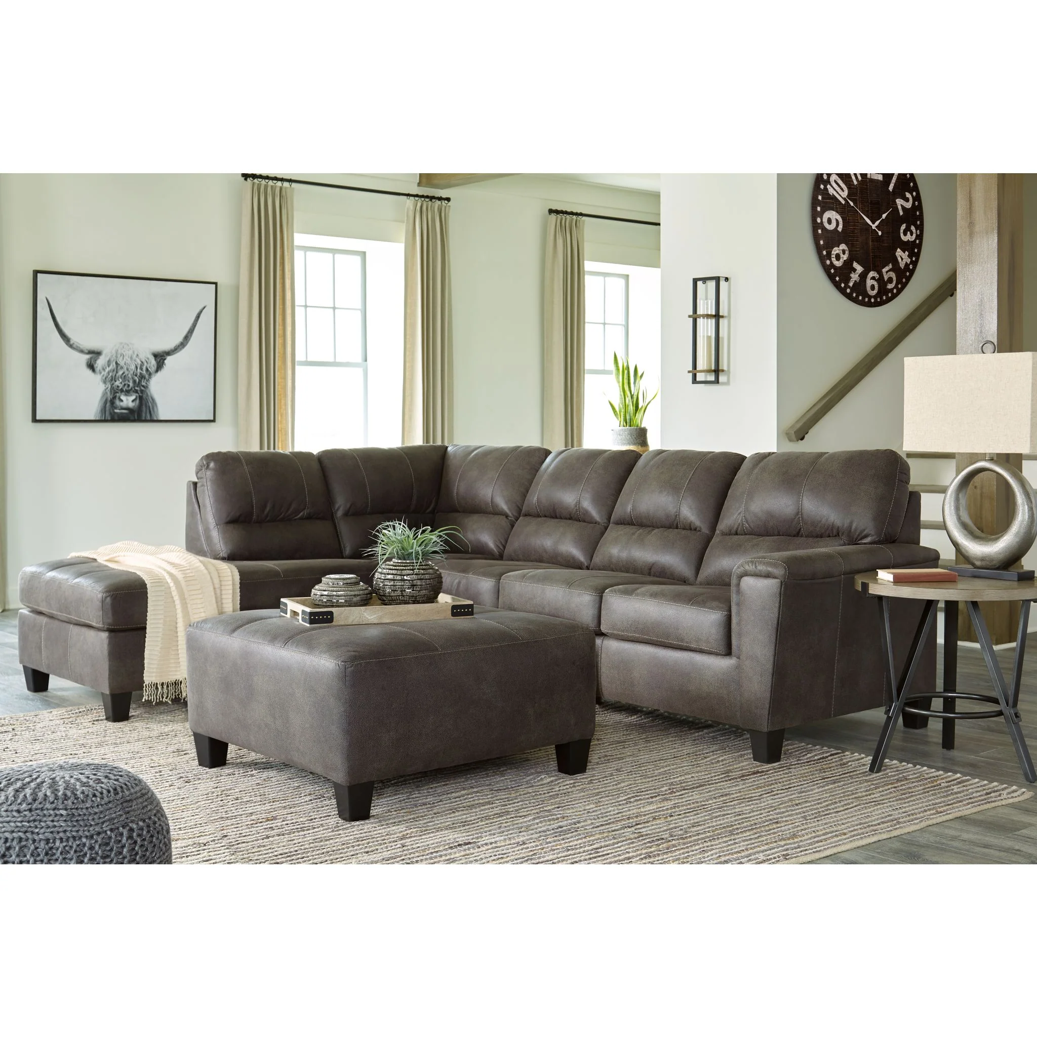 Navi 2 Piece Sleeper Sectional with Chaise - Image 5