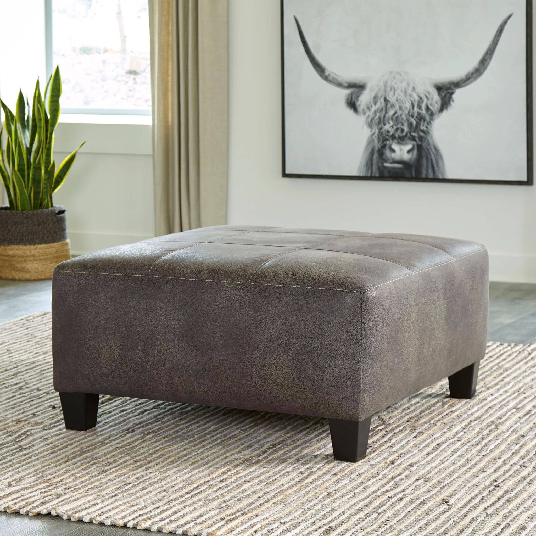 Navi Oversized Accent Ottoman - Image 2