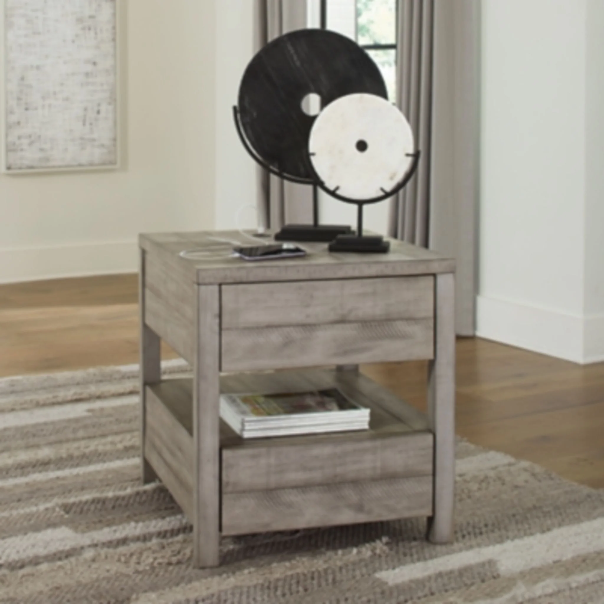 Naydell Rectangle End Table - Image 2