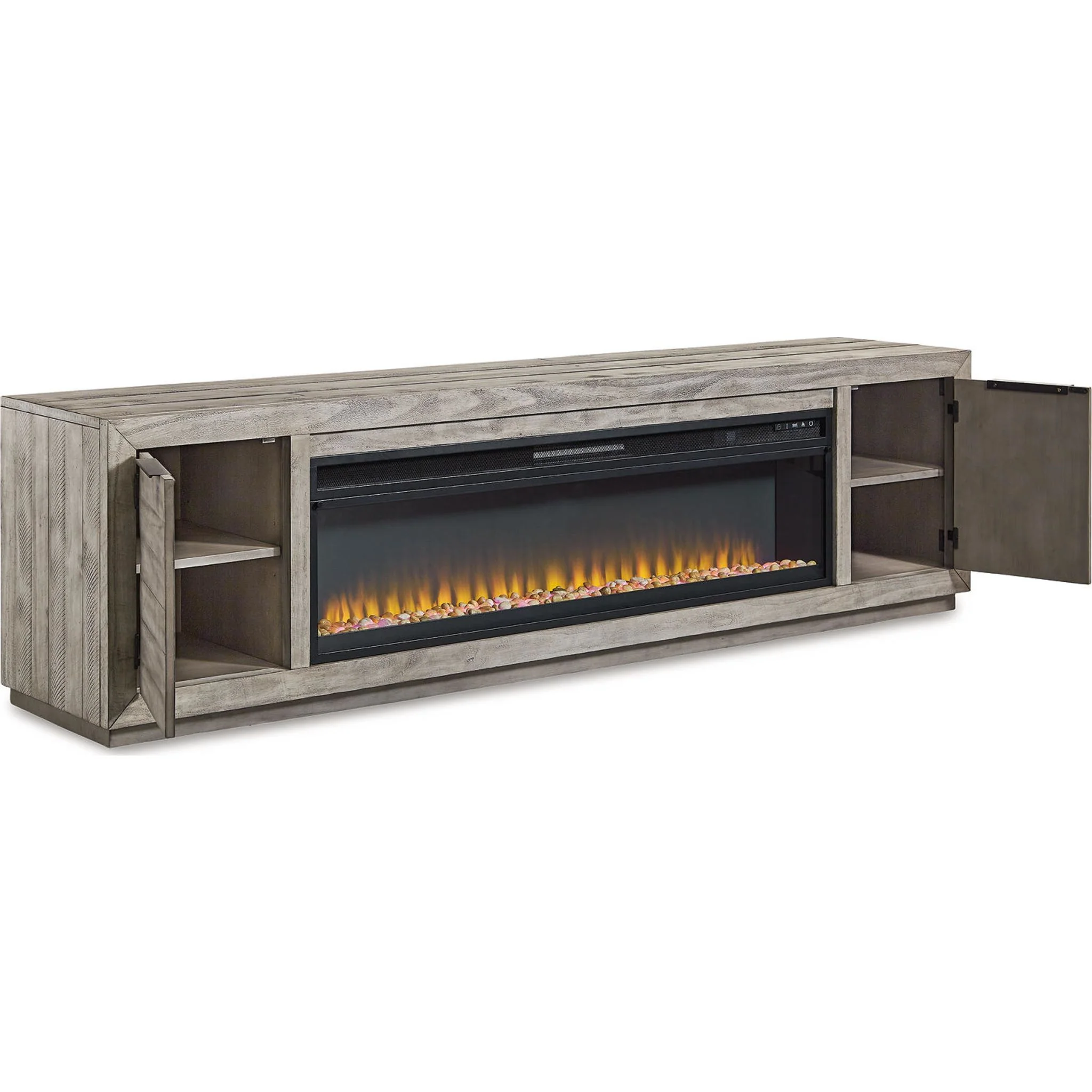 Naydell TV Stand with Fireplace - Image 3