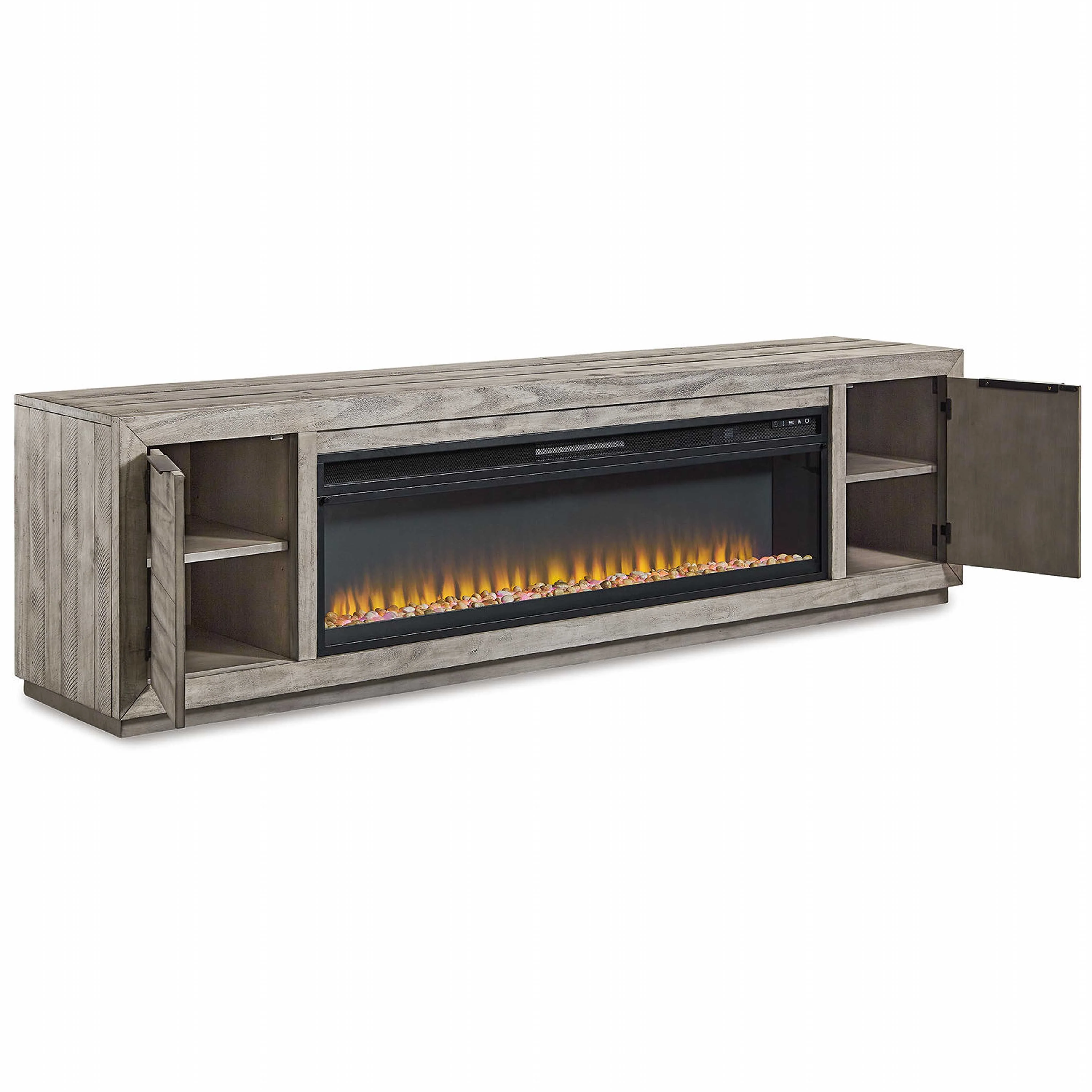Naydell TV Stand with Fireplace - Image 5