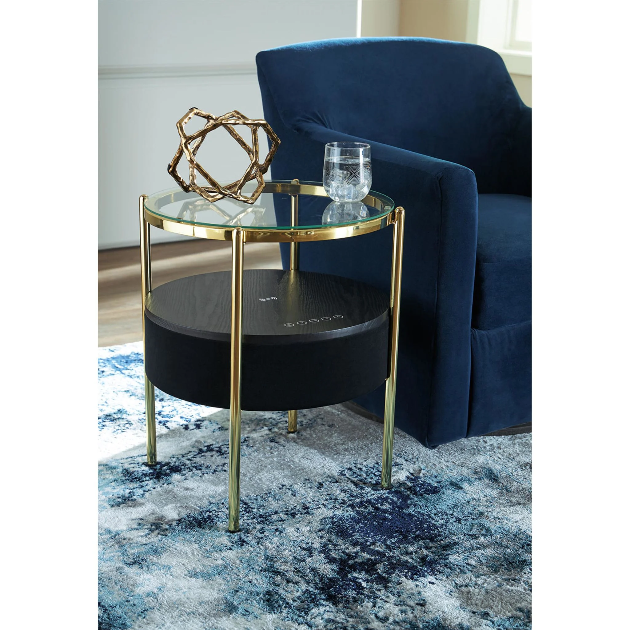 Nedman Accent Table with Speaker - Image 8
