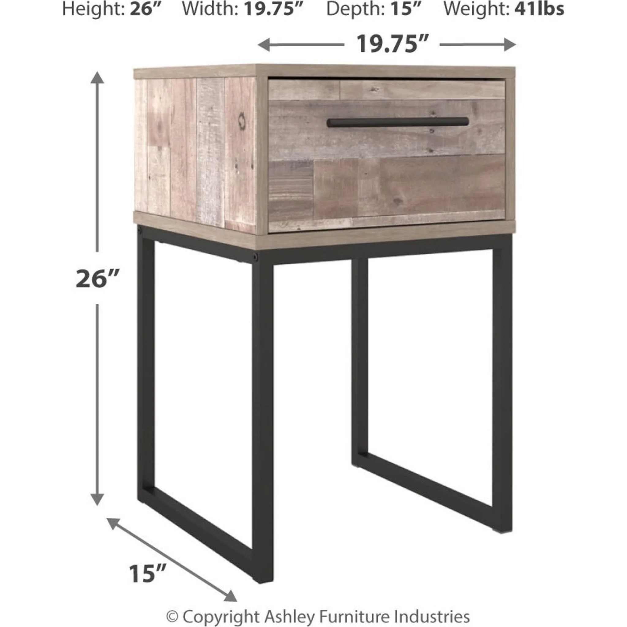 Neilsville Nightstand - Image 7