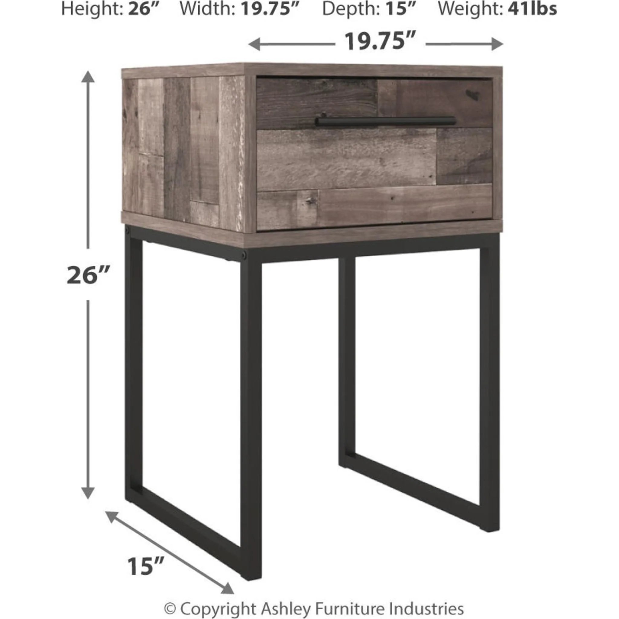Neilsville Nightstand - Image 6