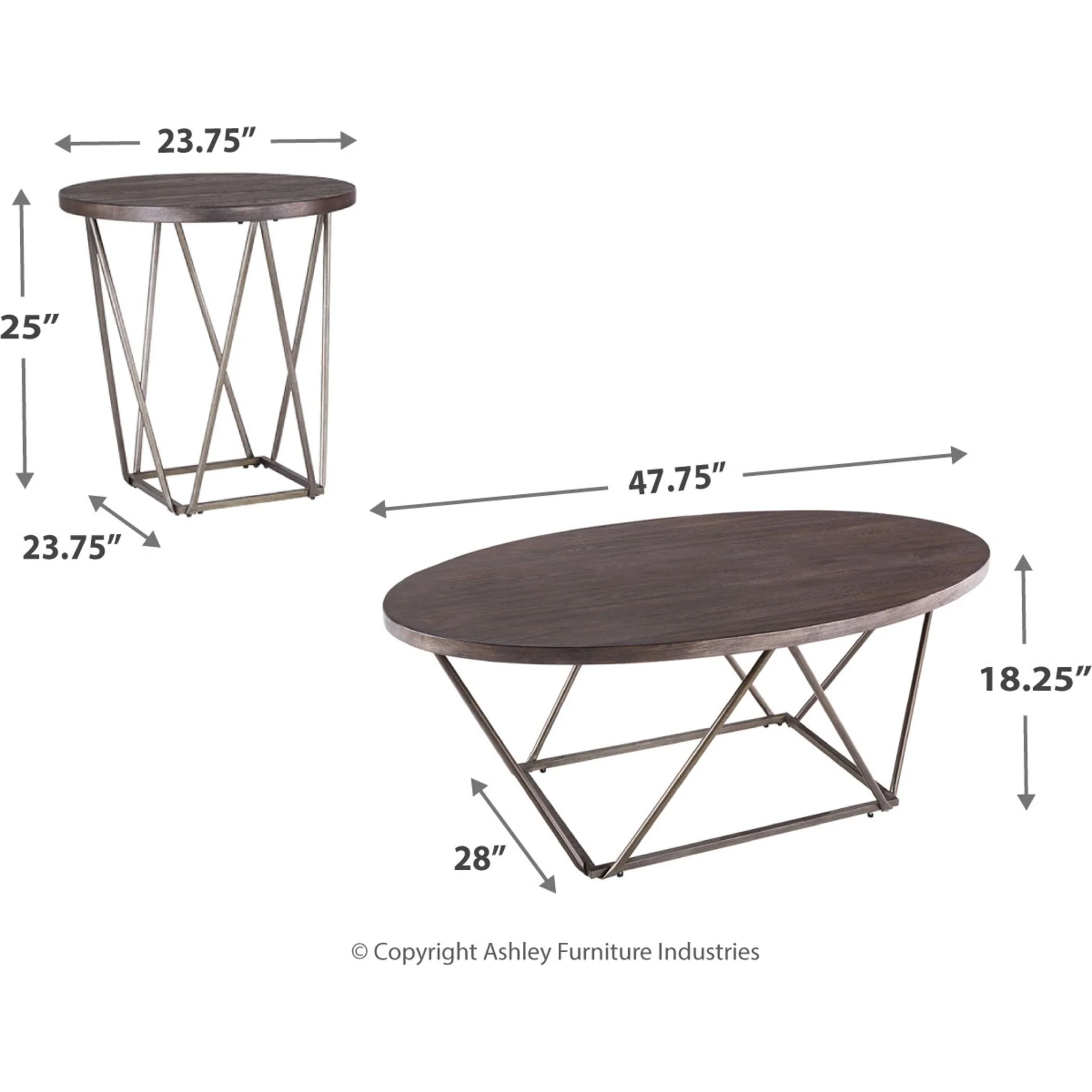 Neimhurst Occasional Table Set (set of 3) - Image 3