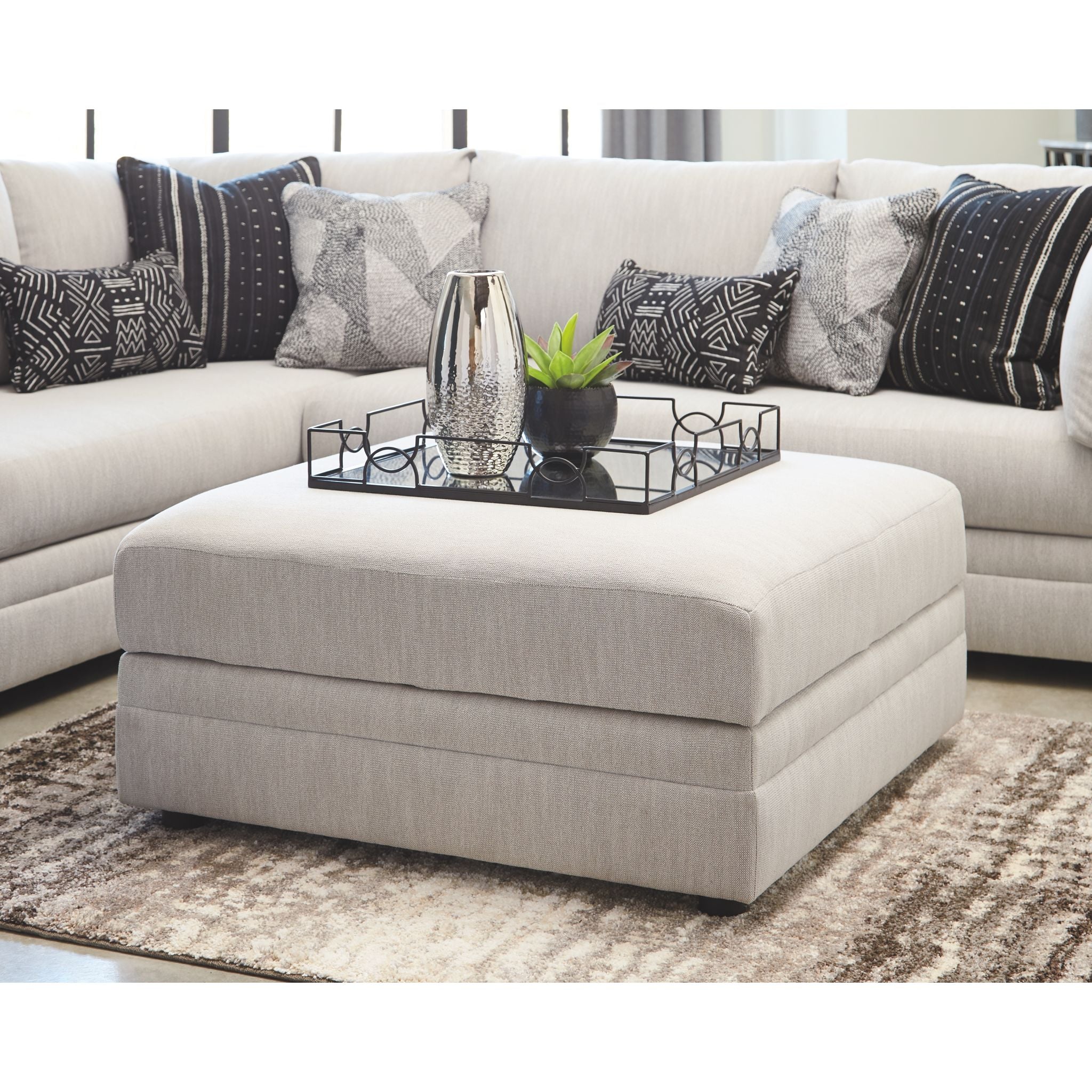 Neira-Exclusive Ottoman with Storage - Image 2