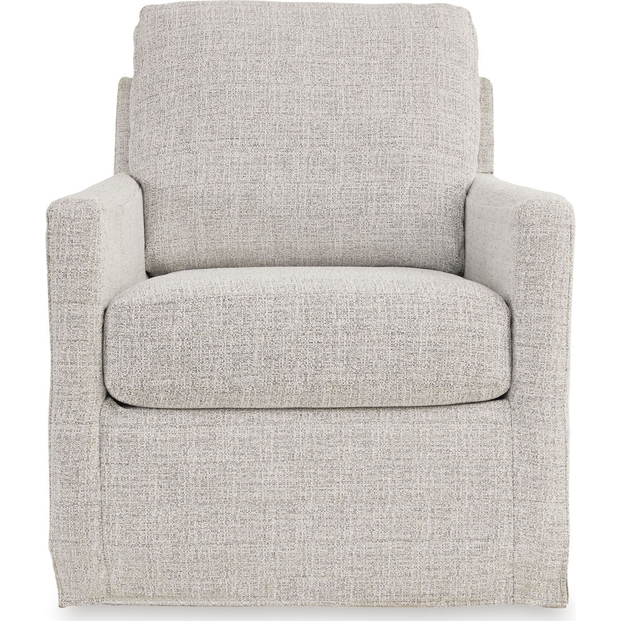Nenana Next-Gen Nuvella Swivel Glider Accent Chair - Image 3