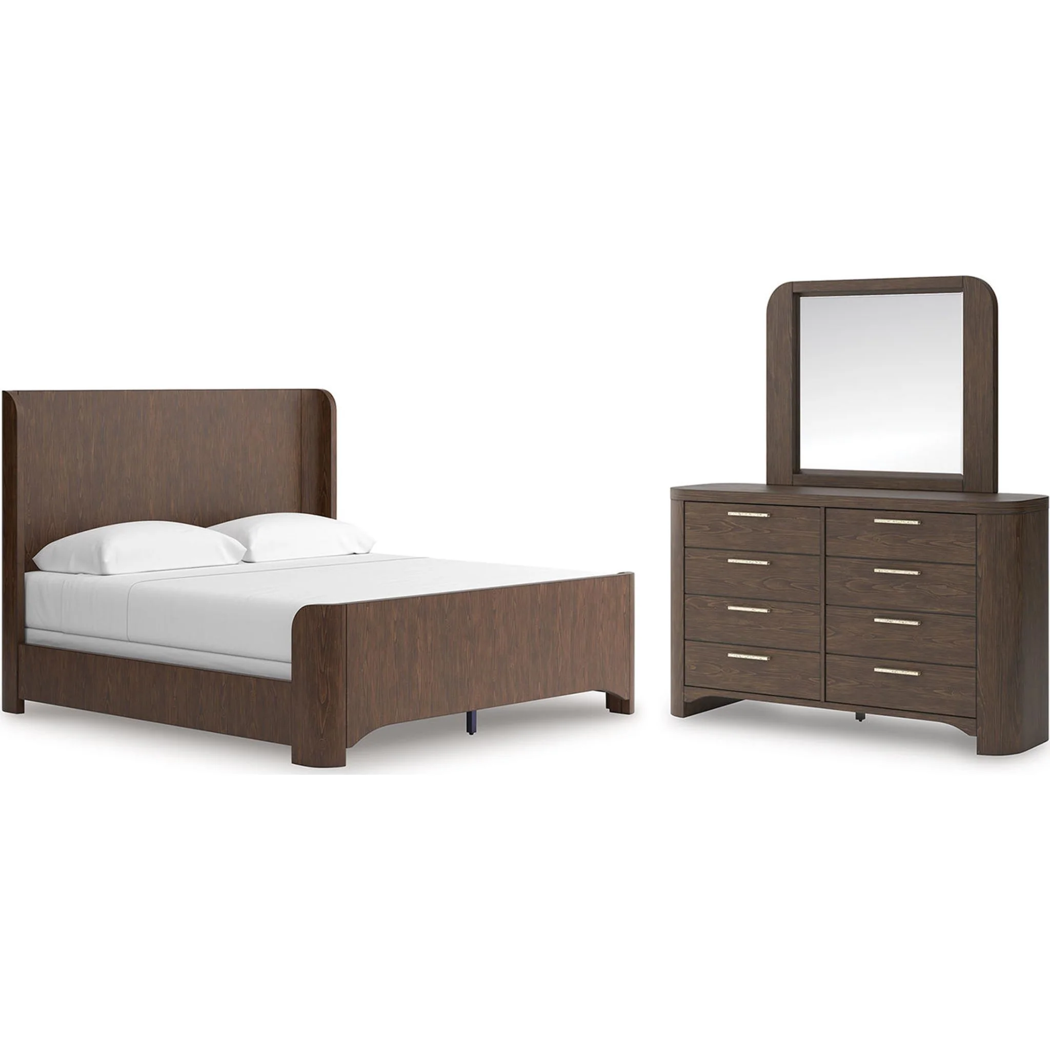 Neo-Exclusive 5 Piece King Panel Bedroom - Image 16
