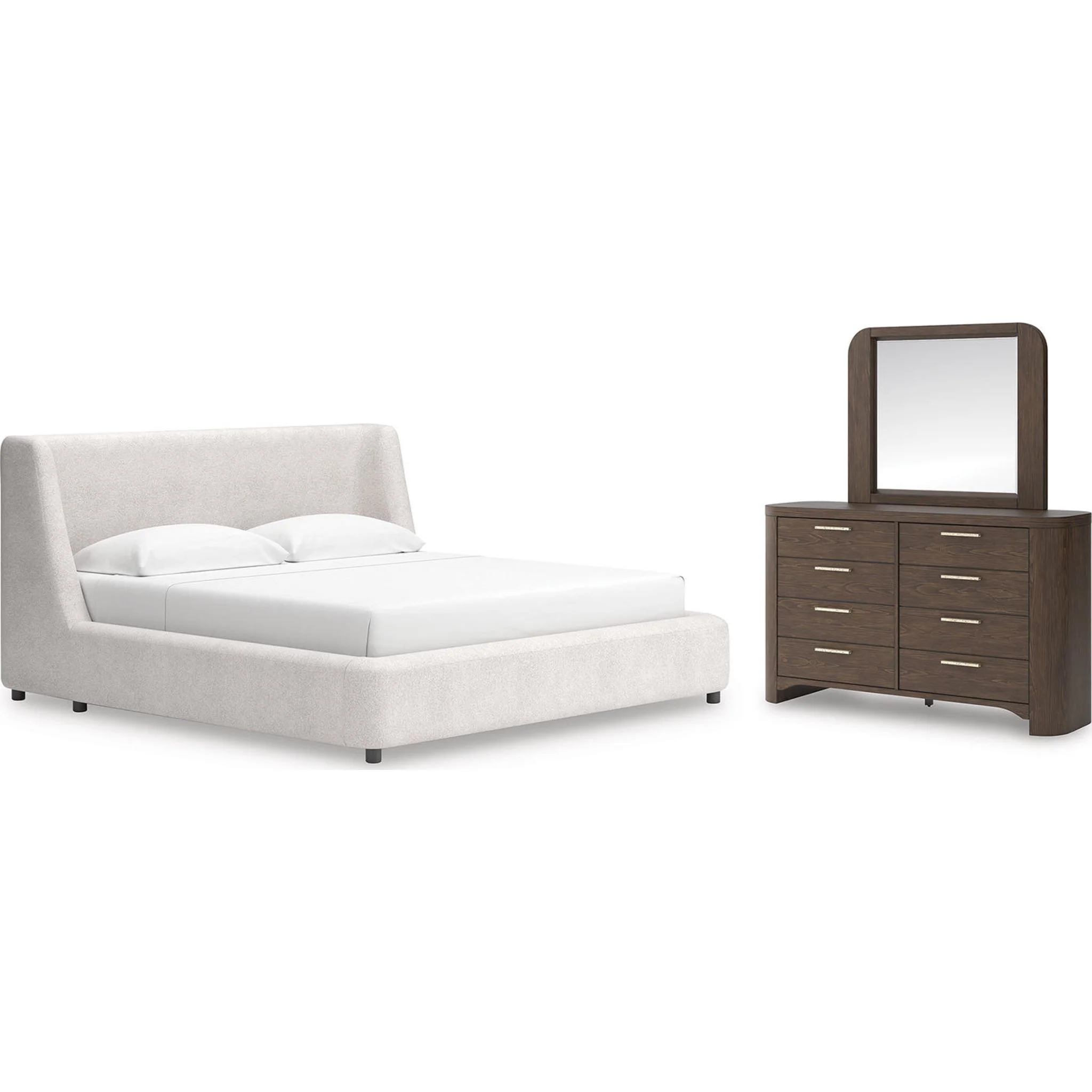 Neo-Exclusive 5 Piece King Upholstered Bedroom - Image 16