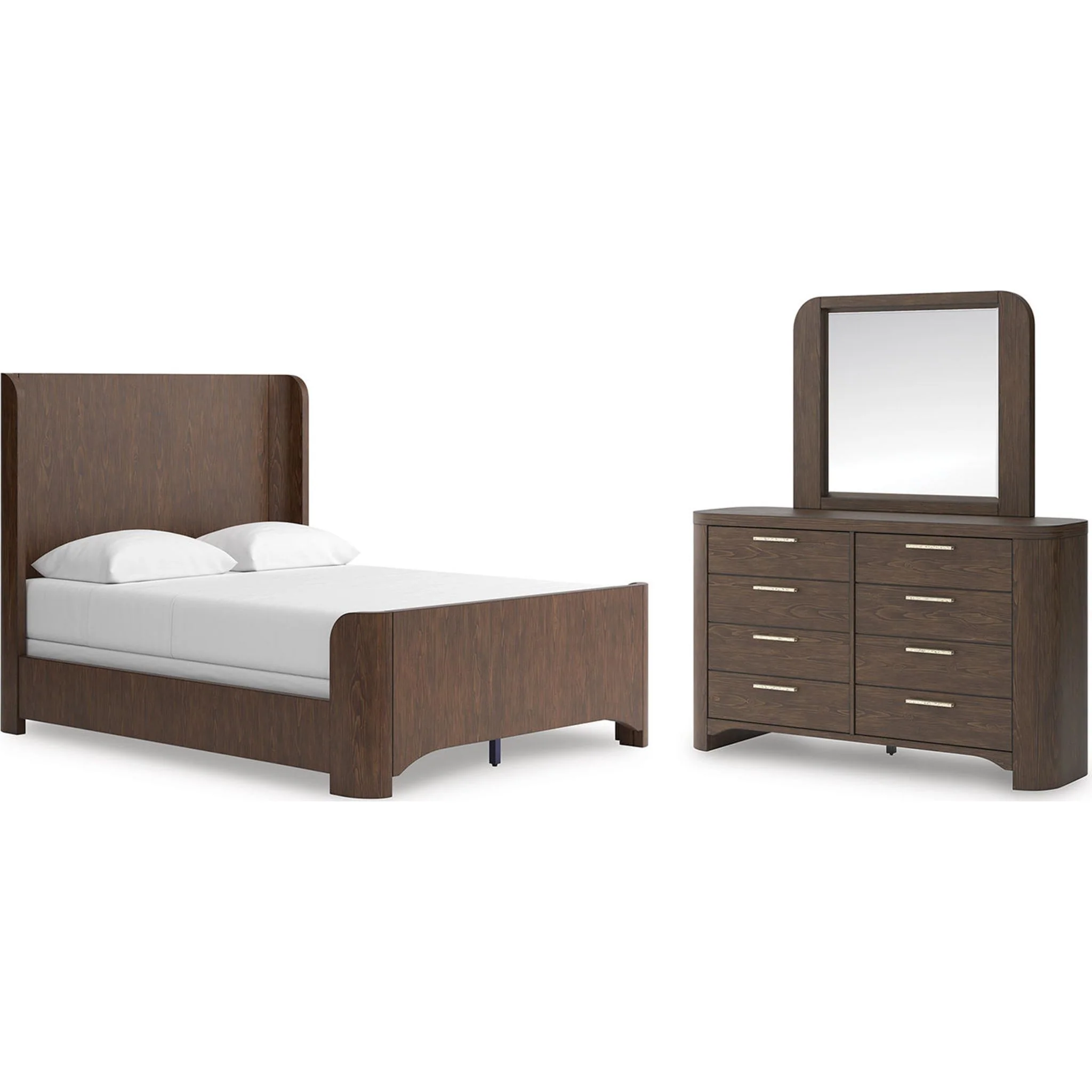 Neo-Exclusive 5 Piece Queen Panel Bedroom - Image 15