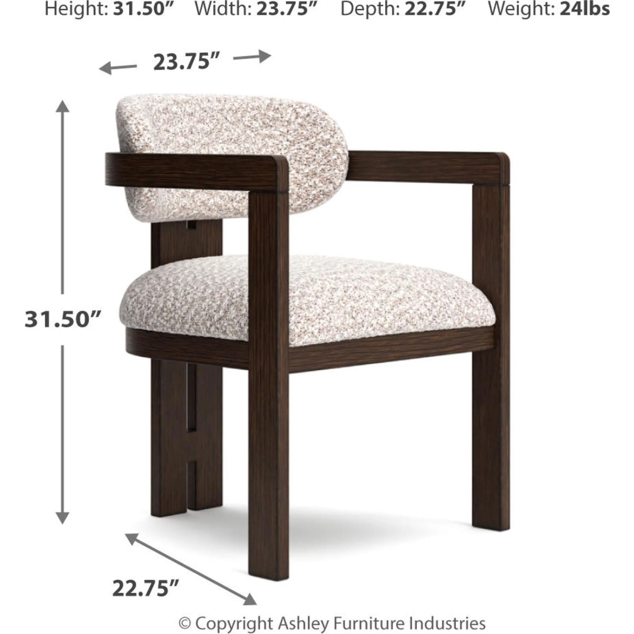 Neo-Exclusive Dining Arm Chair - Image 11