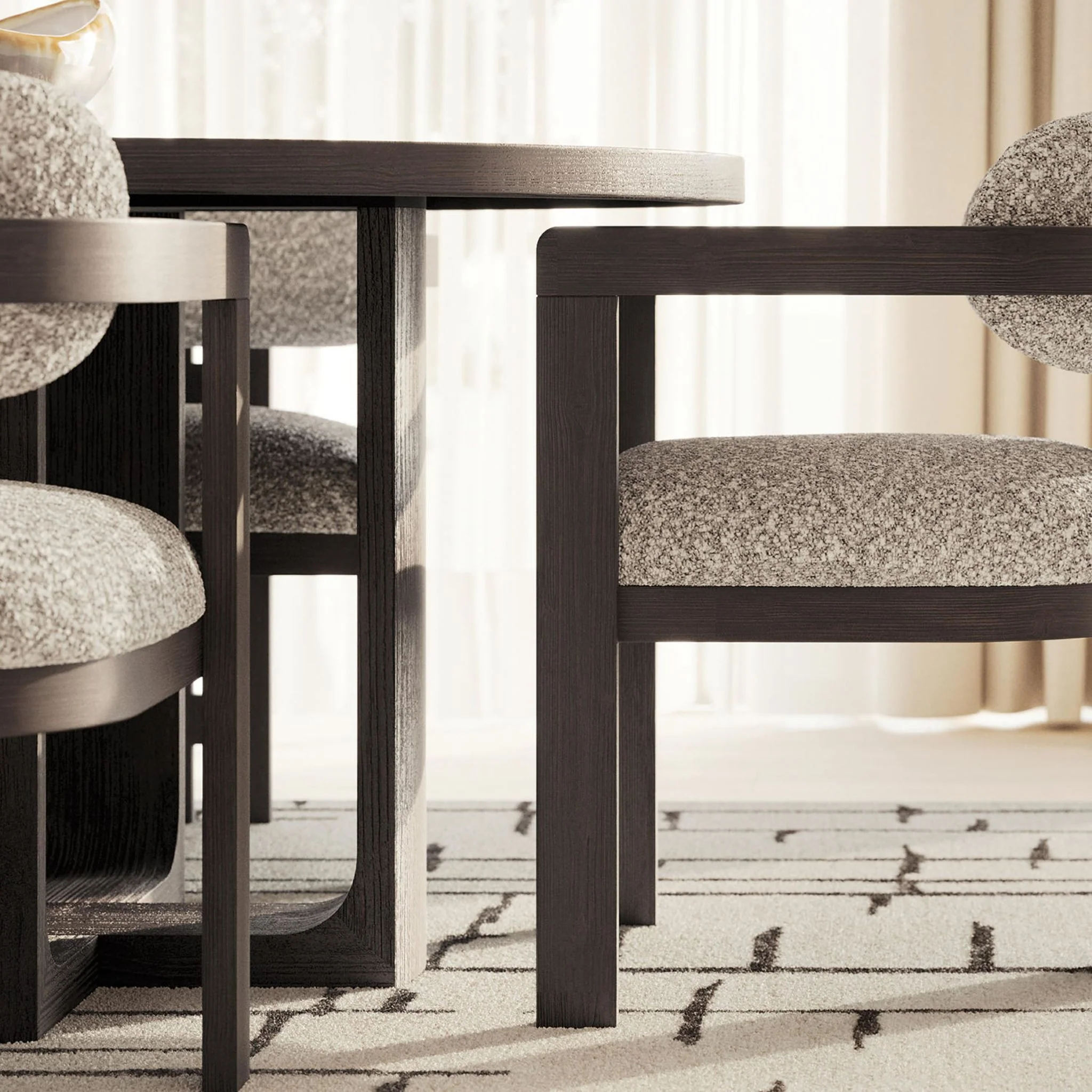 Neo-Exclusive Dining Arm Chair - Image 13