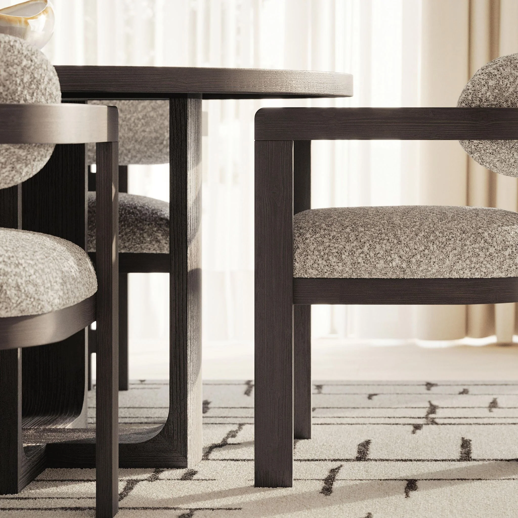 Neo-Exclusive Dining Arm Chair - Image 18