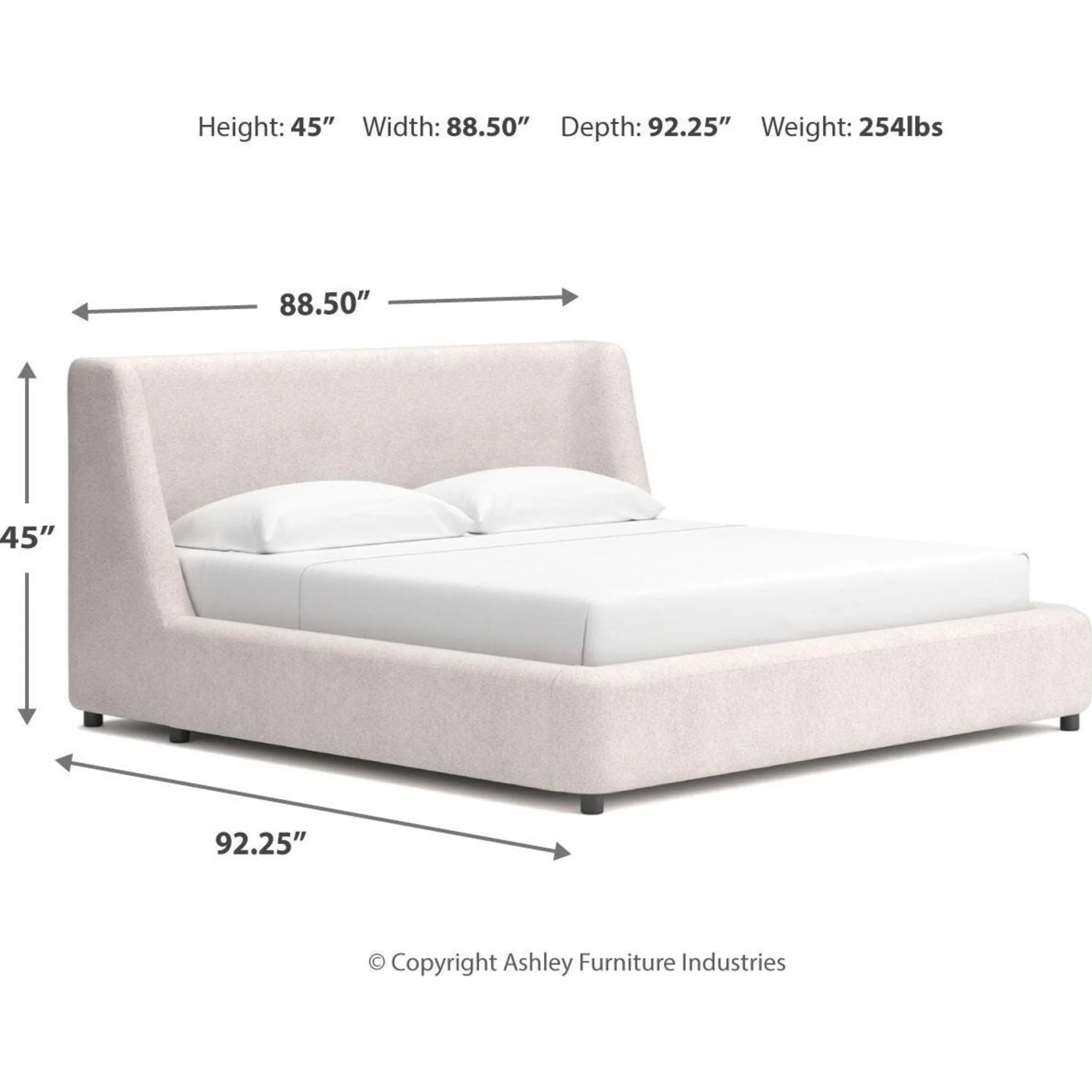 Neo-Exclusive King Upholstered Bed - Image 3