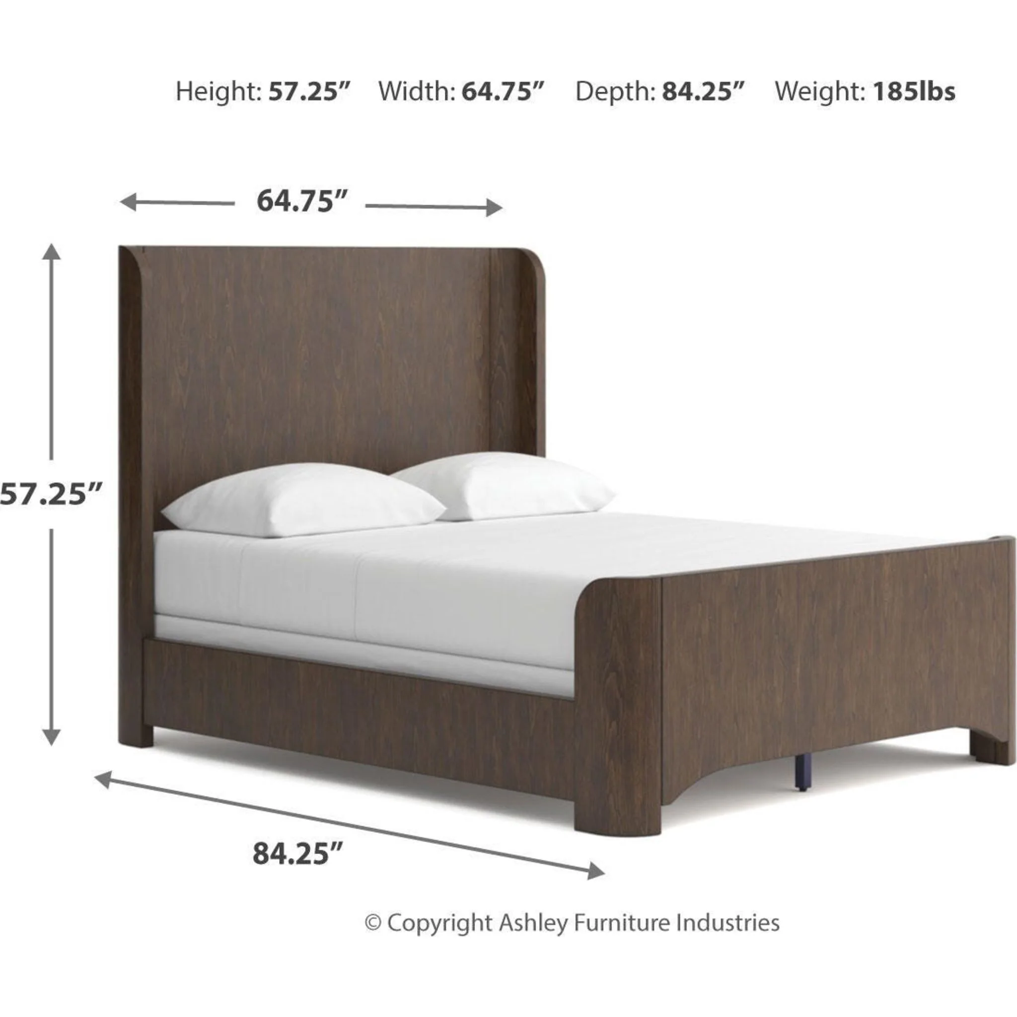Neo-Exclusive Queen Panel Bed - Image 3