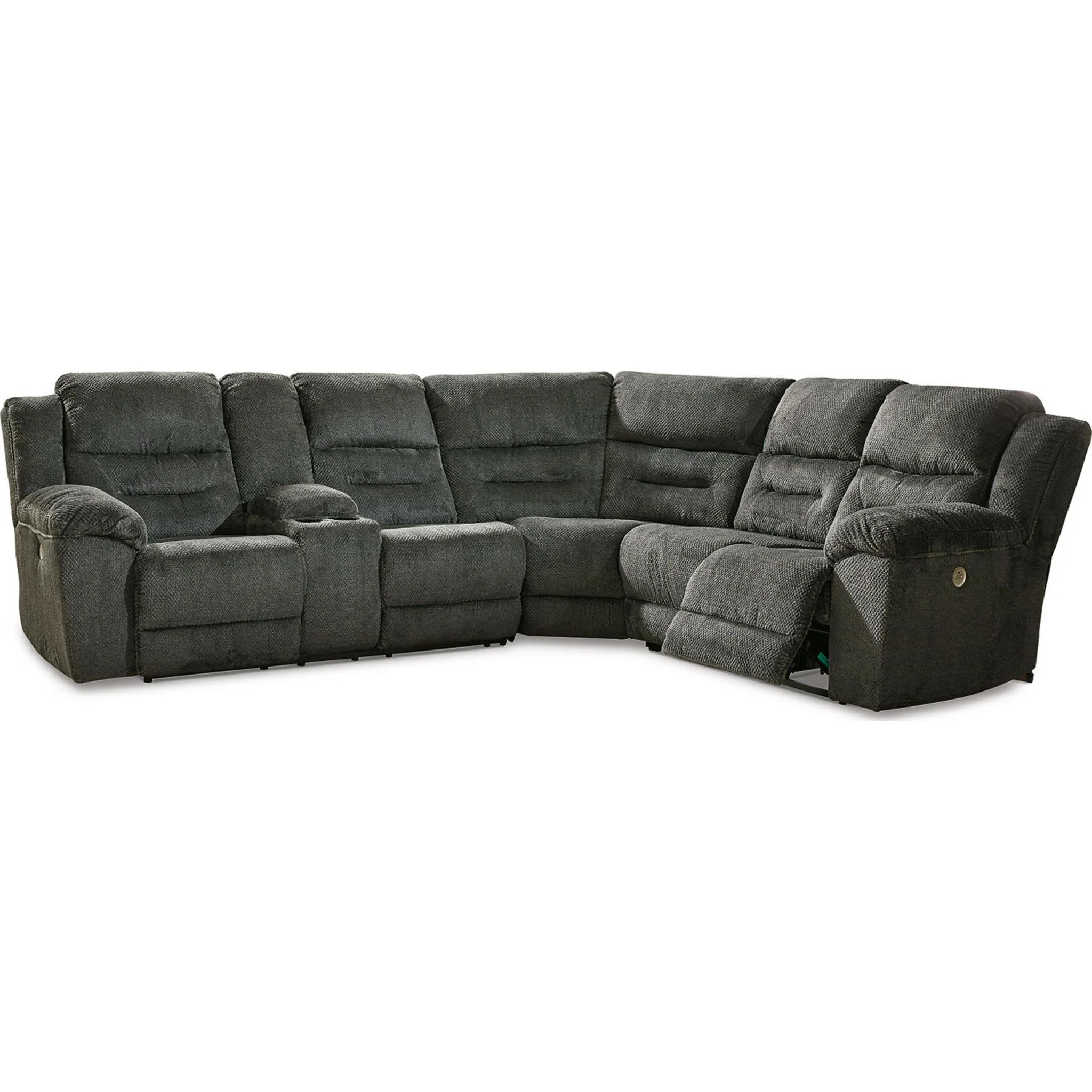 Nettington 3 Piece Power Reclining Sectional - Image 2