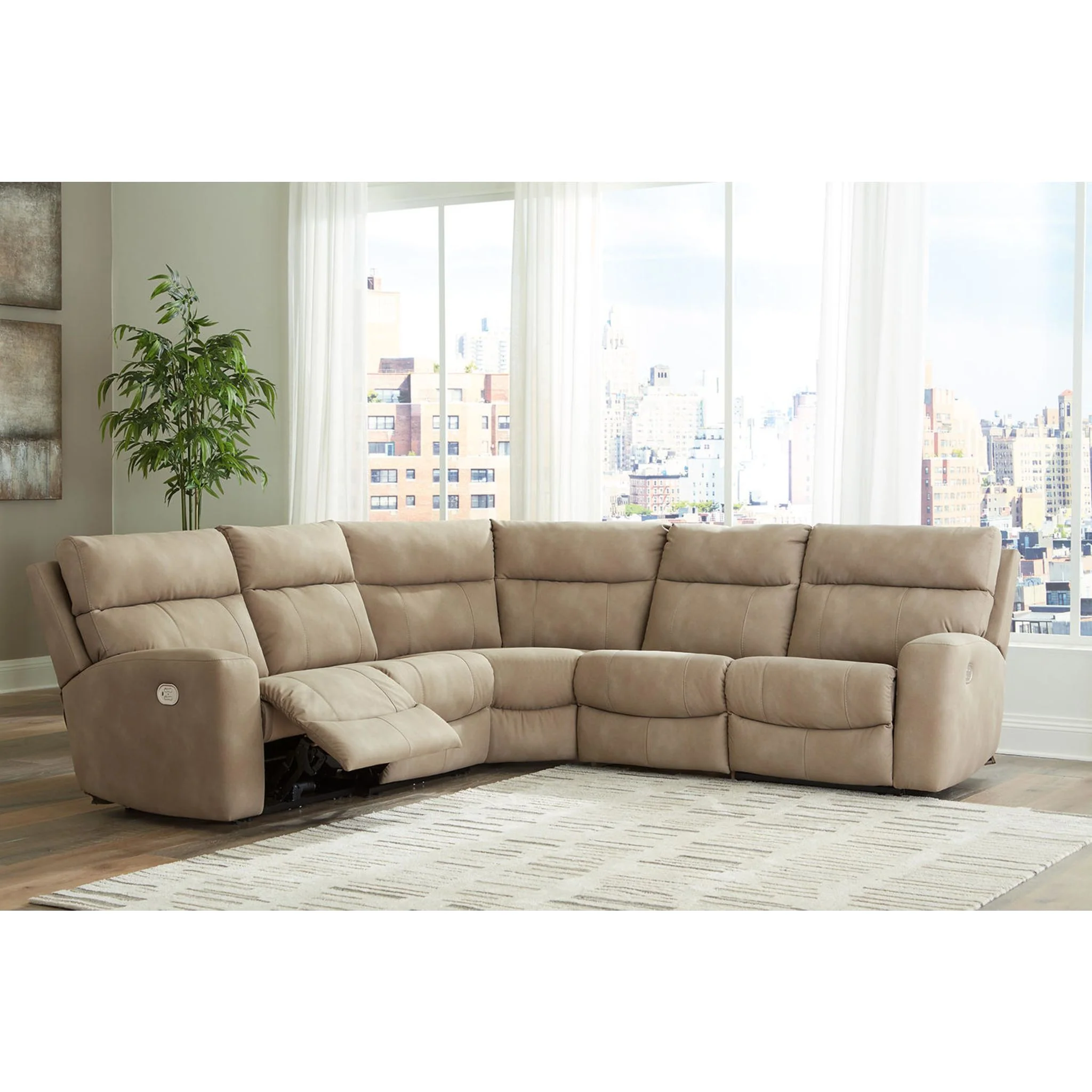 Next-Gen Durapella 5 Piece Power Reclining Sectional - Image 7