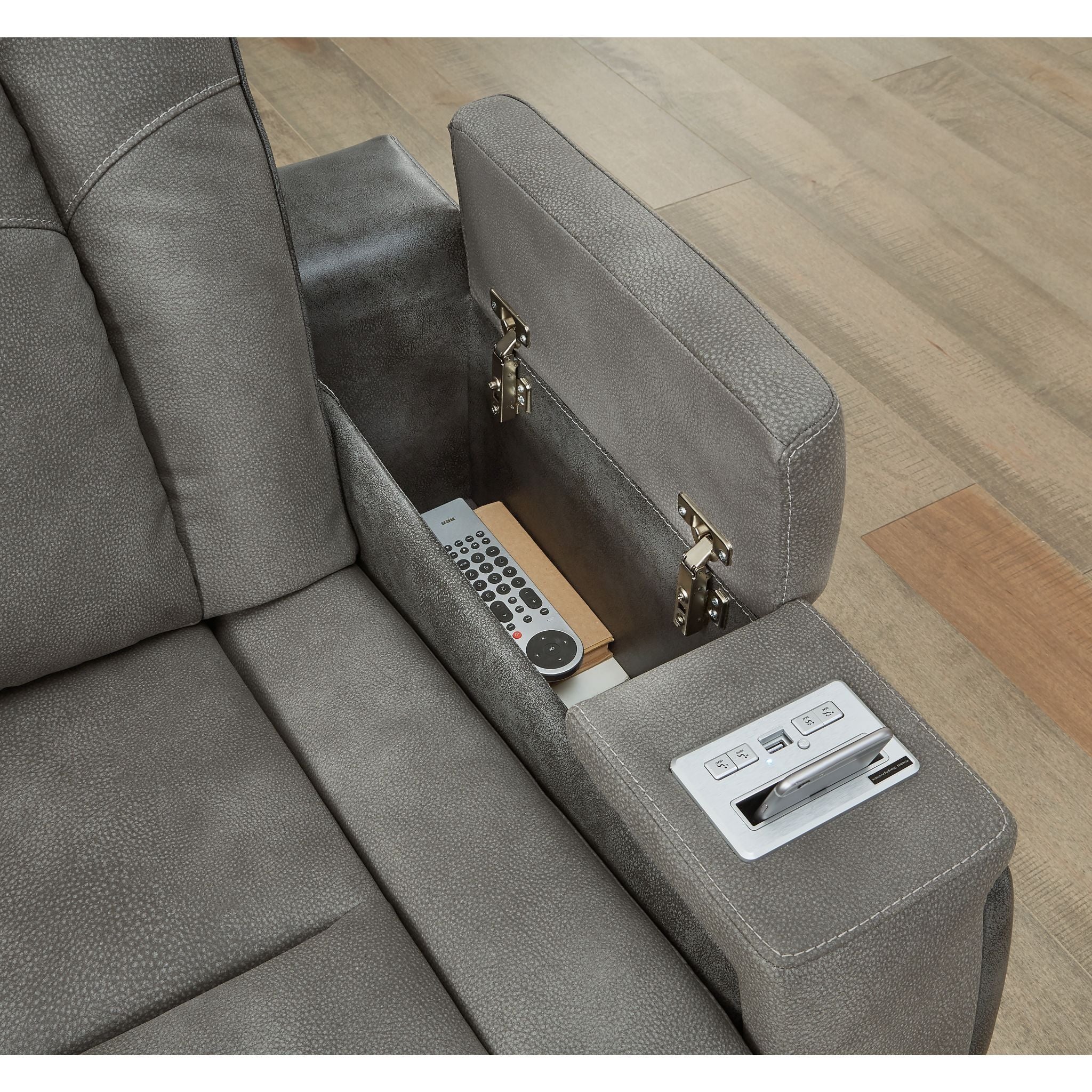 Next-Gen Durapella Power Recliner with Adjustable Headrest - Image 11