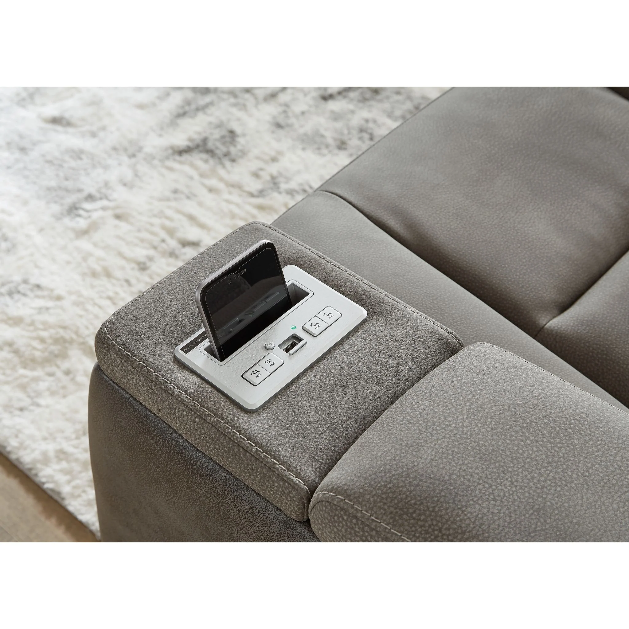 Next-Gen Durapella Power Recliner with Adjustable Headrest - Image 12