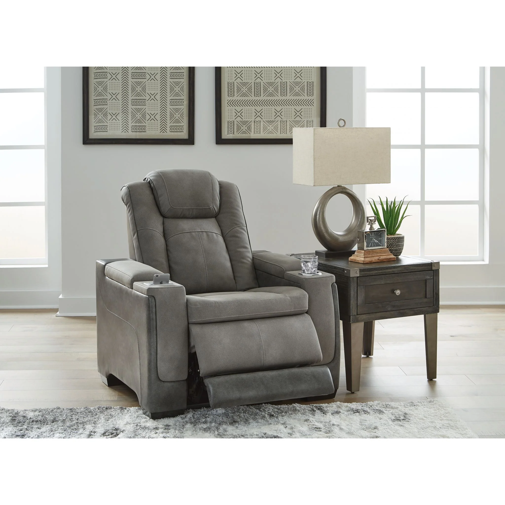 Next-Gen Durapella Power Recliner with Adjustable Headrest - Image 8