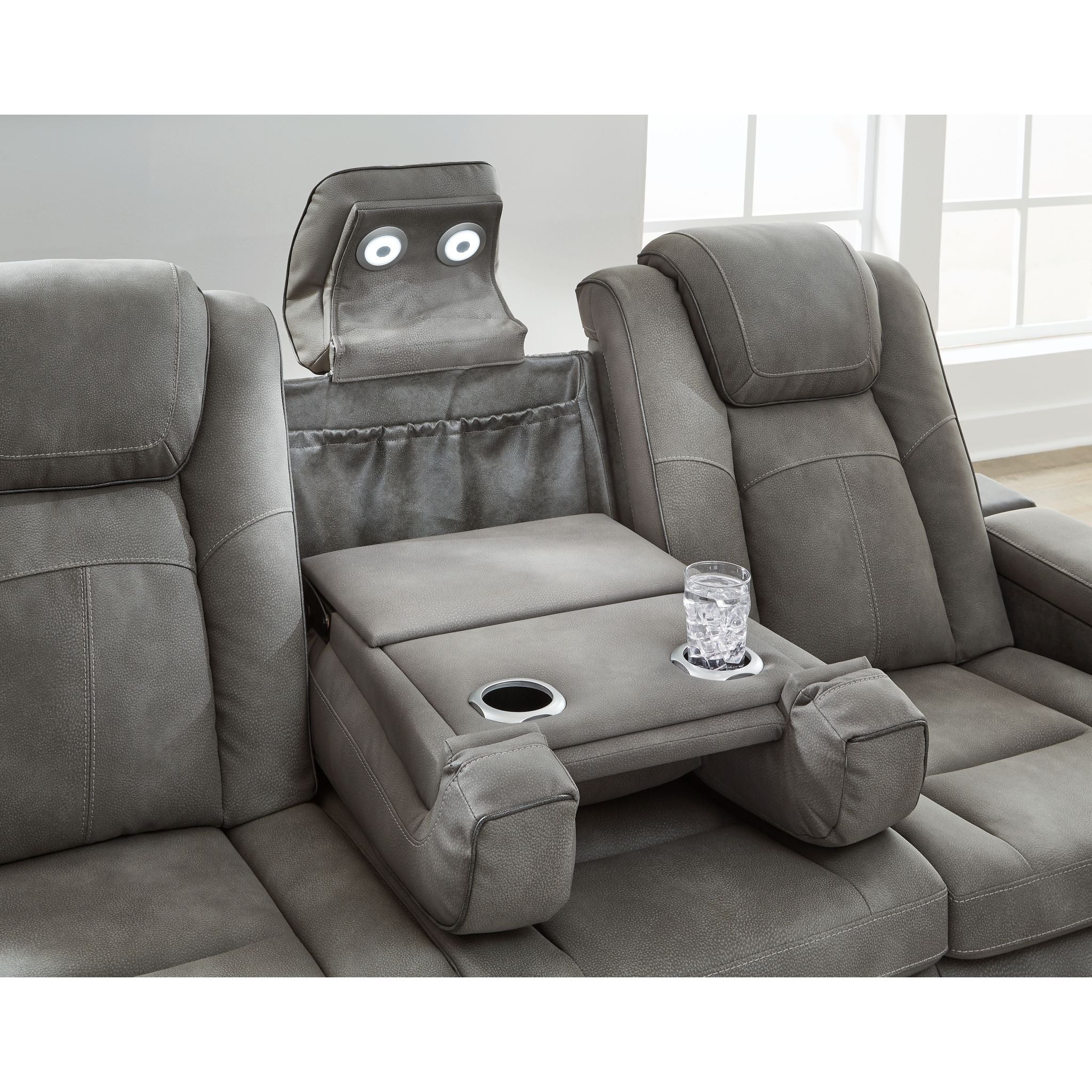 Next-Gen Durapella PWR REC Sofa with ADJ Headrest - Image 6