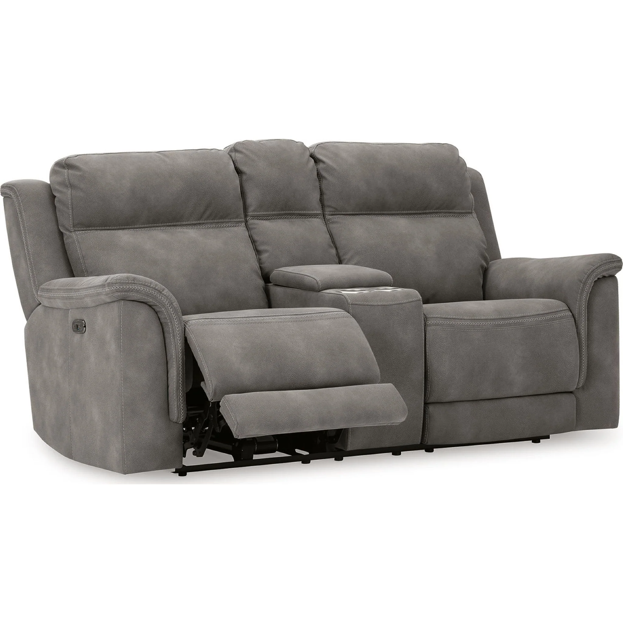 Next-Gen Durapella Power Reclining Loveseat Console with Adjustable Headrest - Image 14