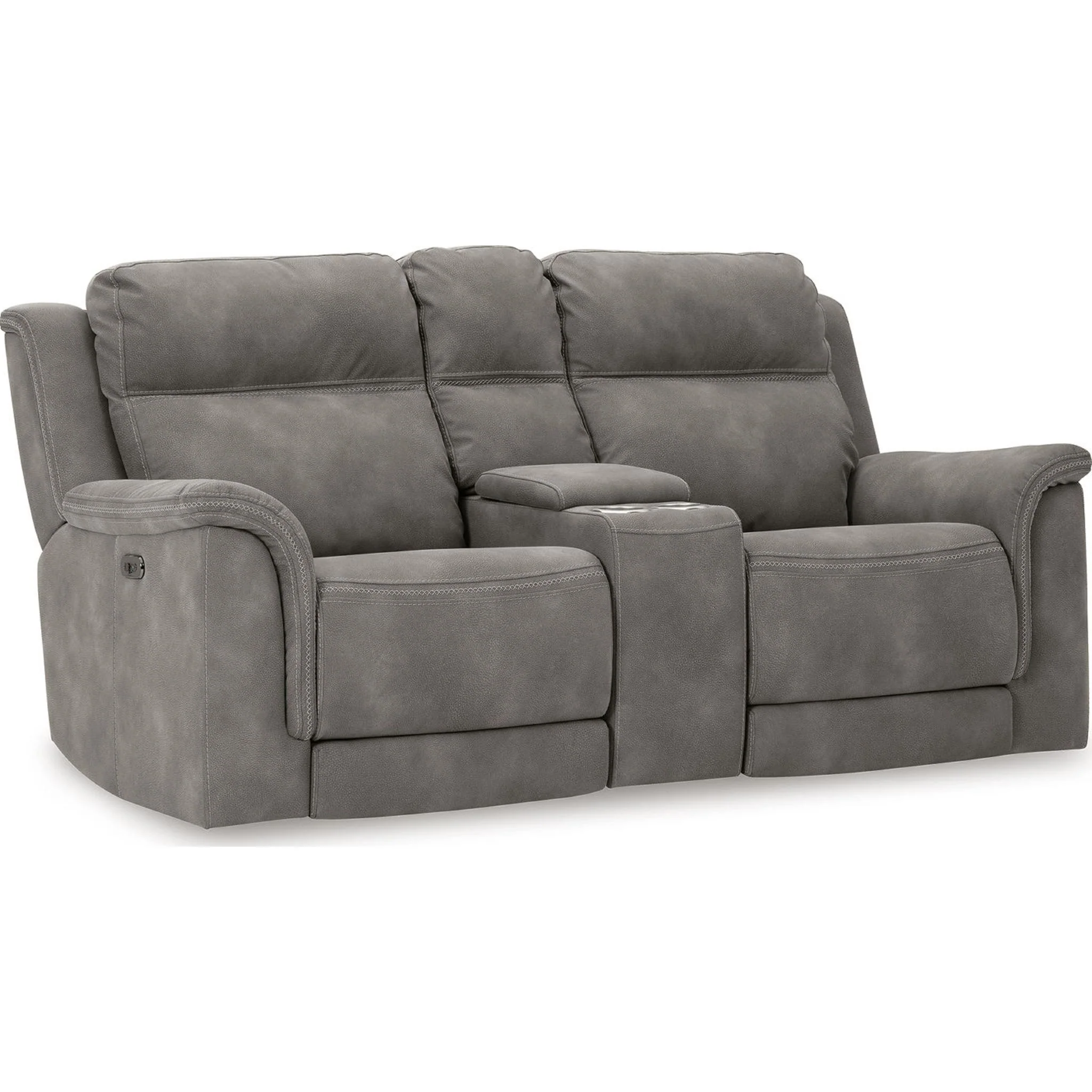 Next-Gen Durapella Power Reclining Loveseat Console with Adjustable Headrest - Image 20
