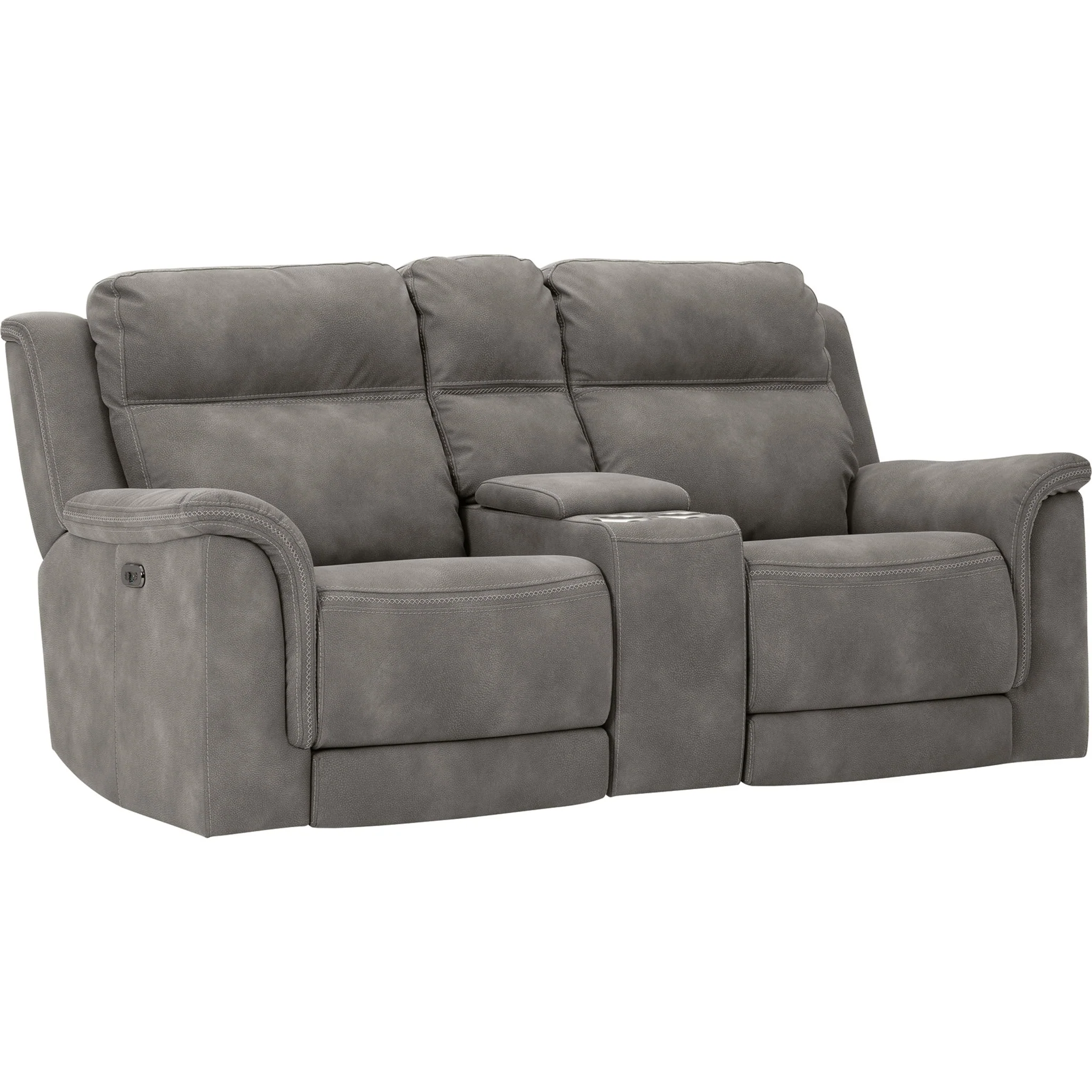 Next-Gen Durapella Power Reclining Loveseat Console with Adjustable Headrest - Image 5