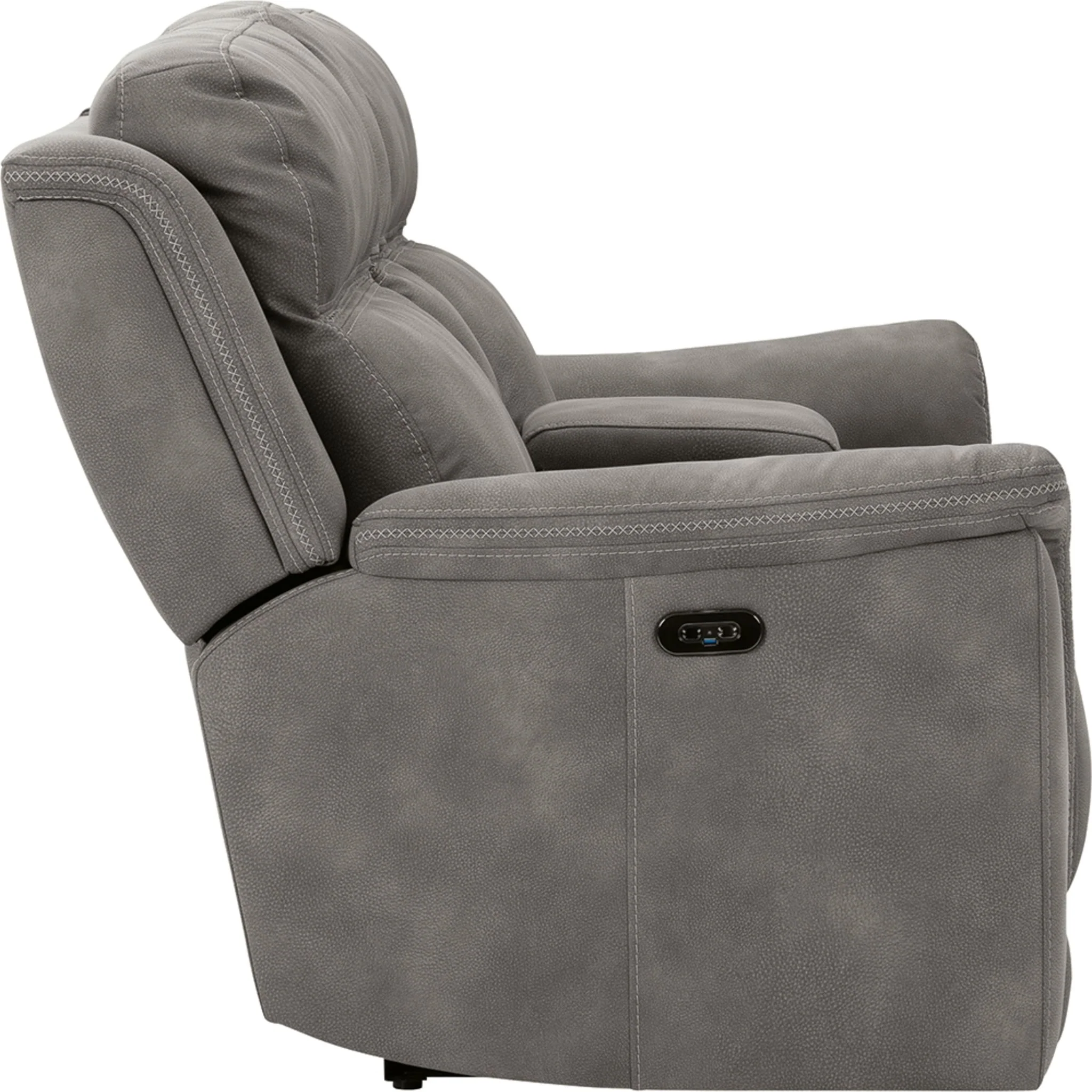 Next-Gen Durapella Power Reclining Loveseat Console with Adjustable Headrest - Image 6