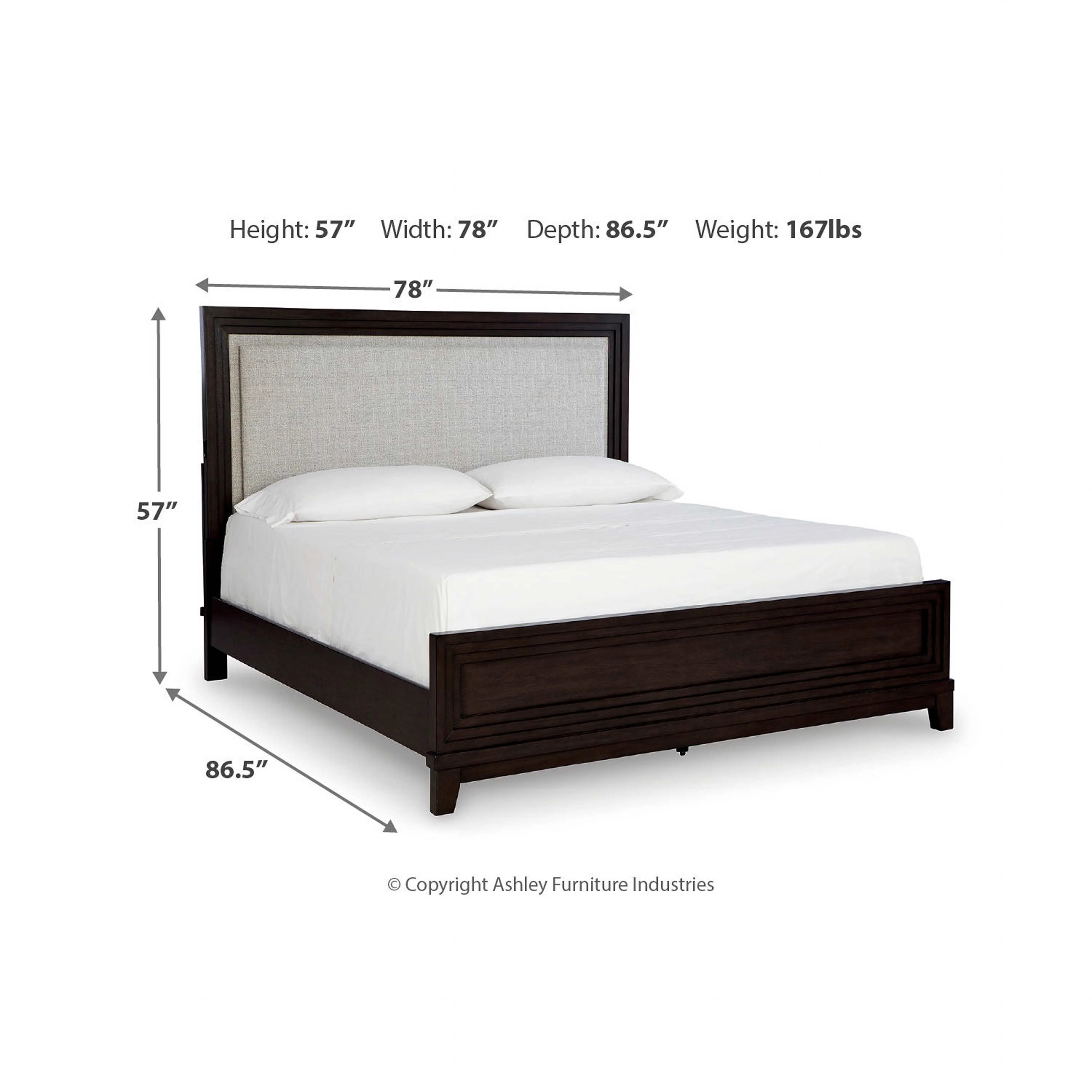Neymorton King Panel Bed - Image 3