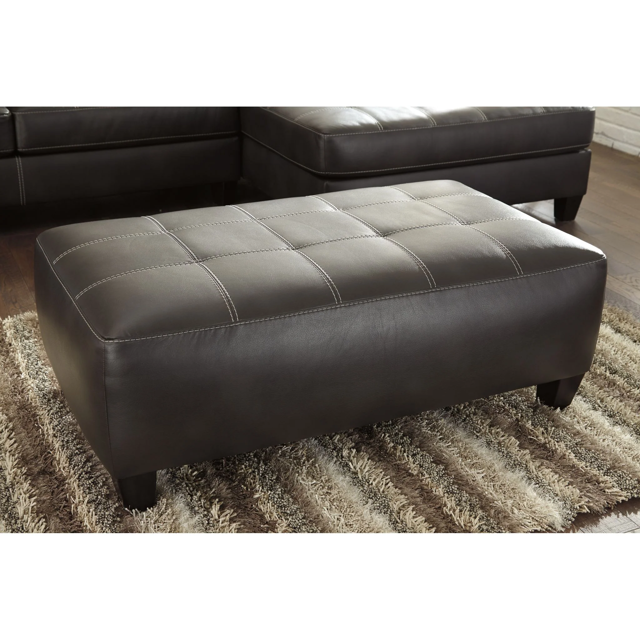 Nokomis Oversized Accent Ottoman - Image 2