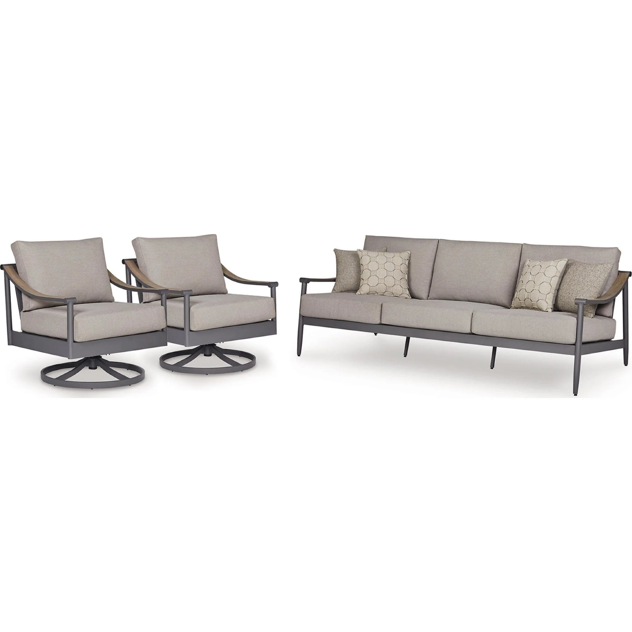 North Island 3 Piece Outdoor Seating - Image 2